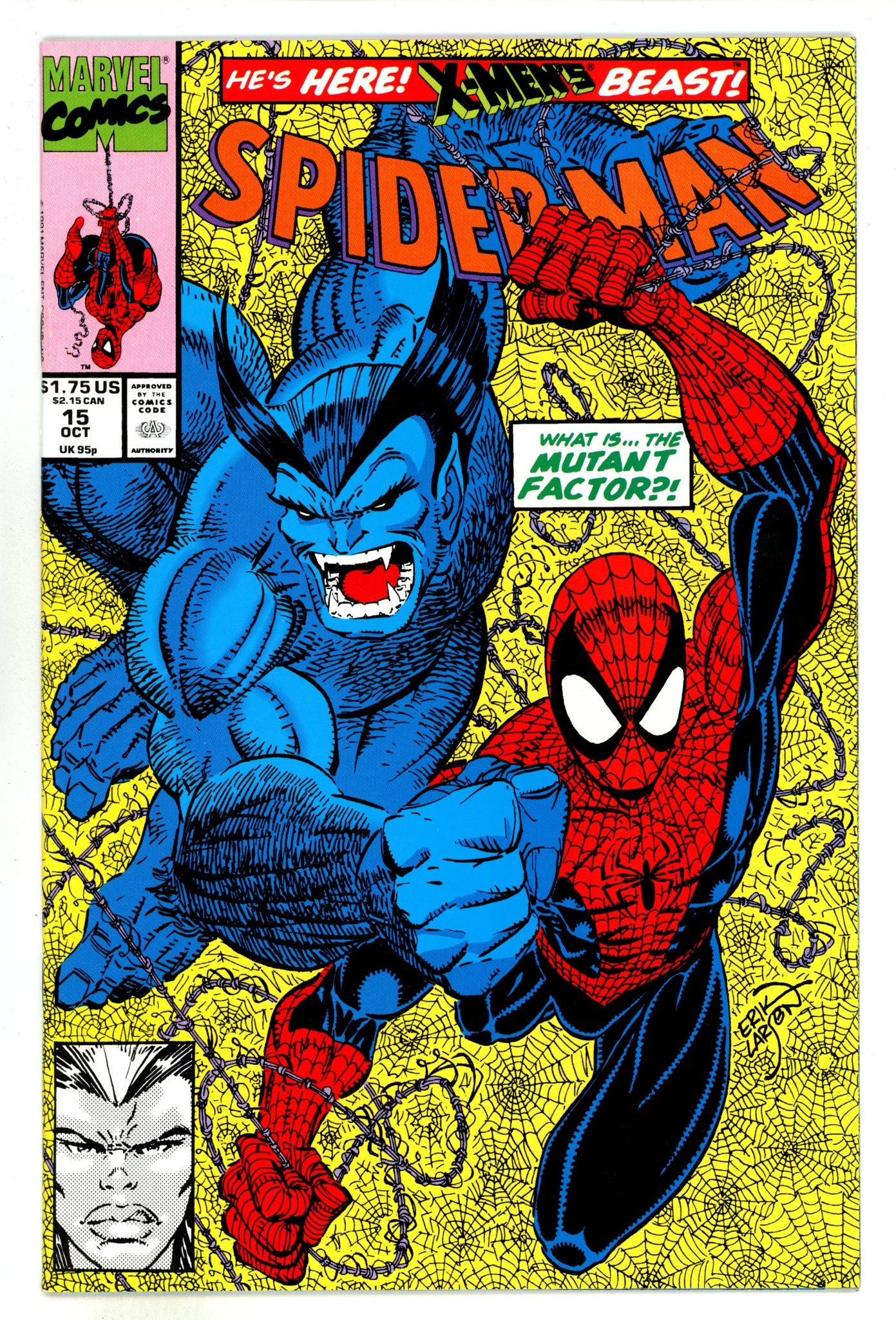 Spider-Man Vol 1 15 NM- (9.2) (1991) 