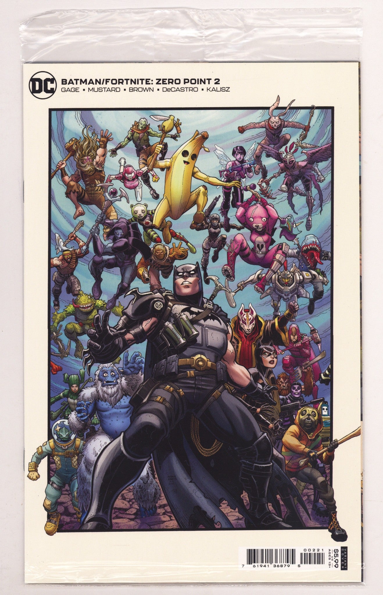Batman / Fortnite: Zero Point   2  High Grade   (2021) Adams     Sealed  
