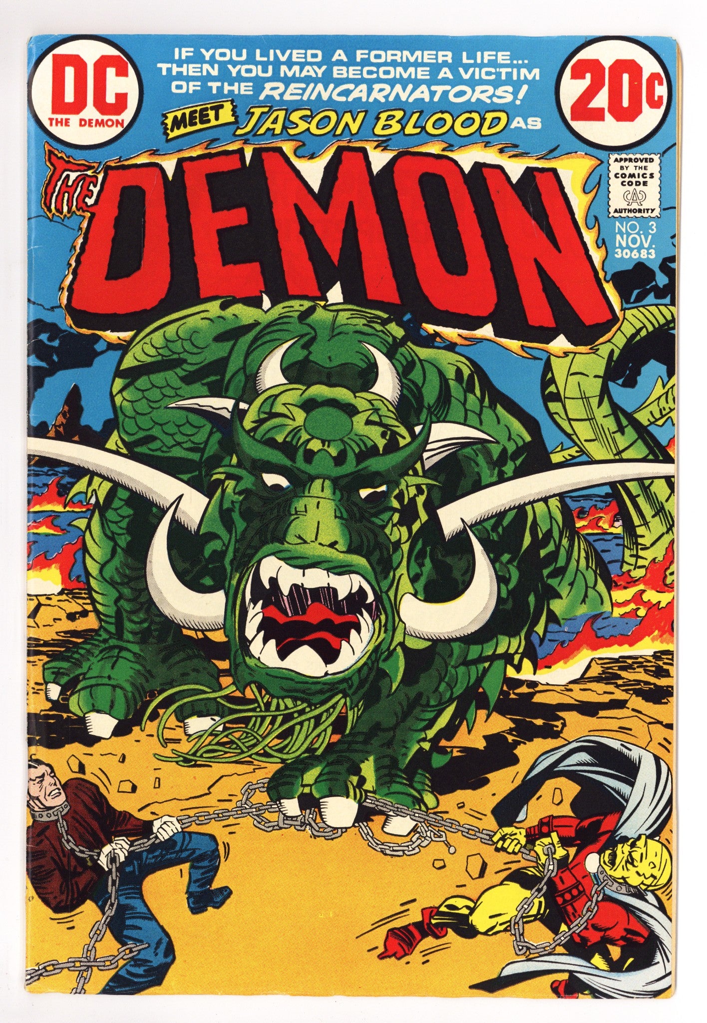 The Demon Vol 1 3 VF- (7.5) (1972) 