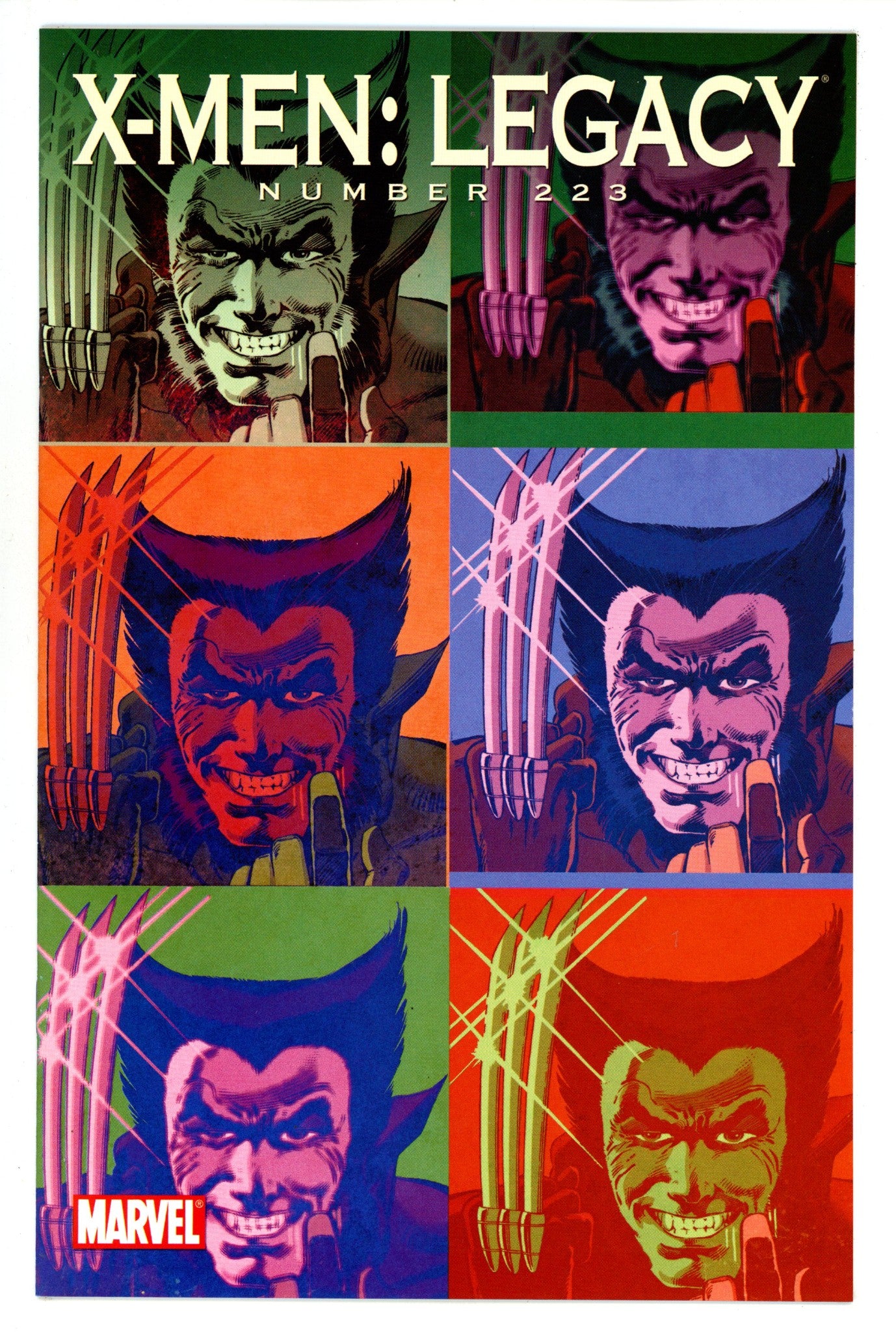 X-Men: Legacy Vol 1 223 NM- (9.2) (2009) Miller Incentive Variant 