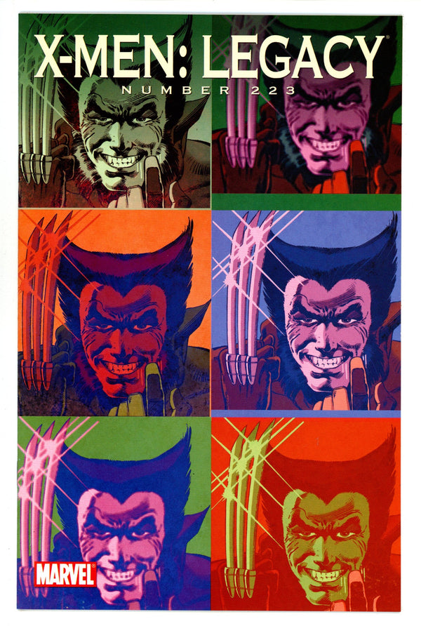 X-Men: Legacy Vol 1 223 NM- (9.2) (2009) Miller Incentive Variant