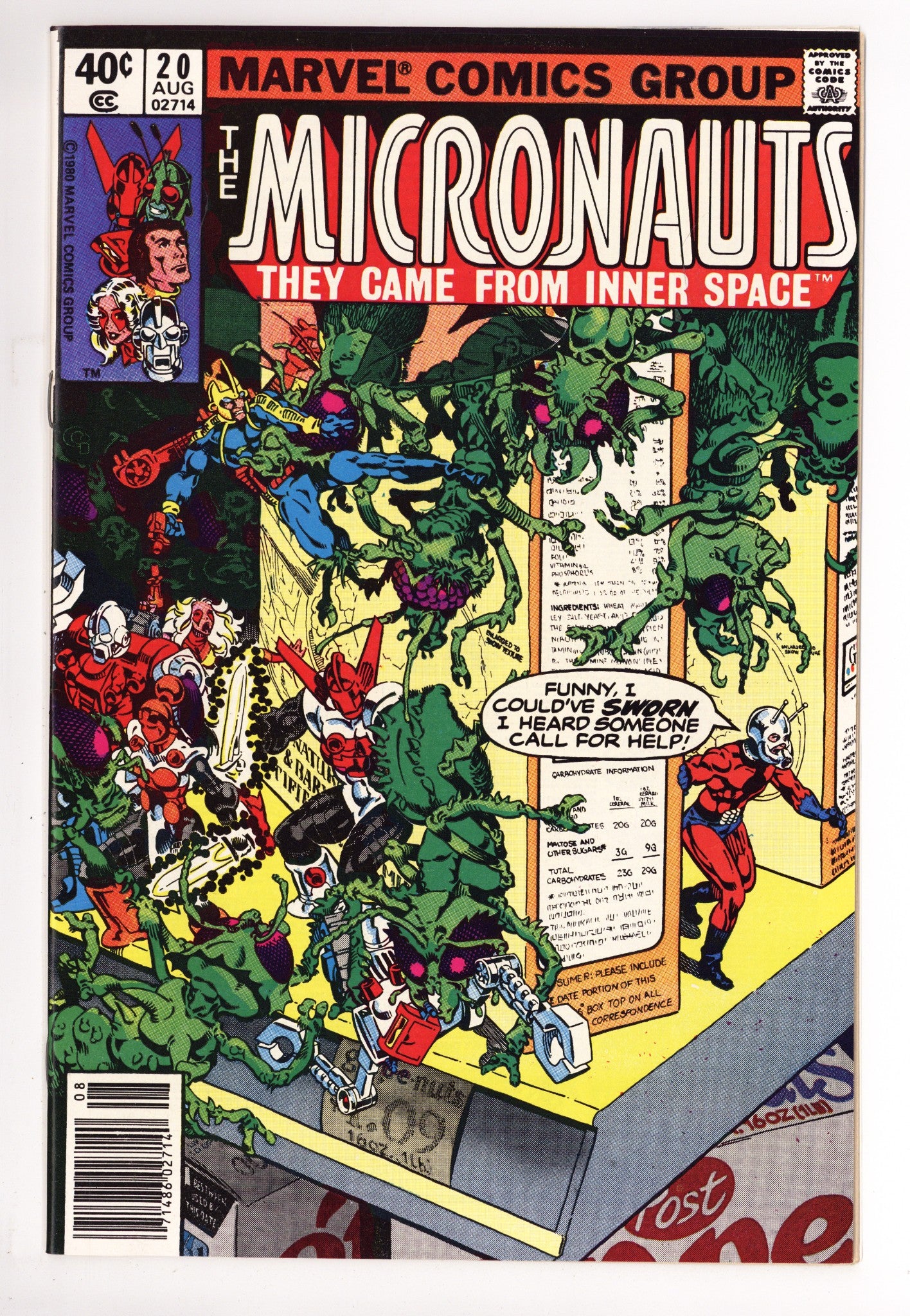Micronauts Vol 1 20 High Grade (1980) Newsstand 