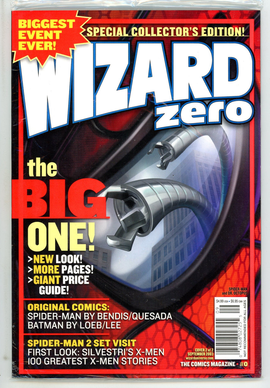 Wizard: The Comics Magazine 0 New, Sealed (2003) Variant 