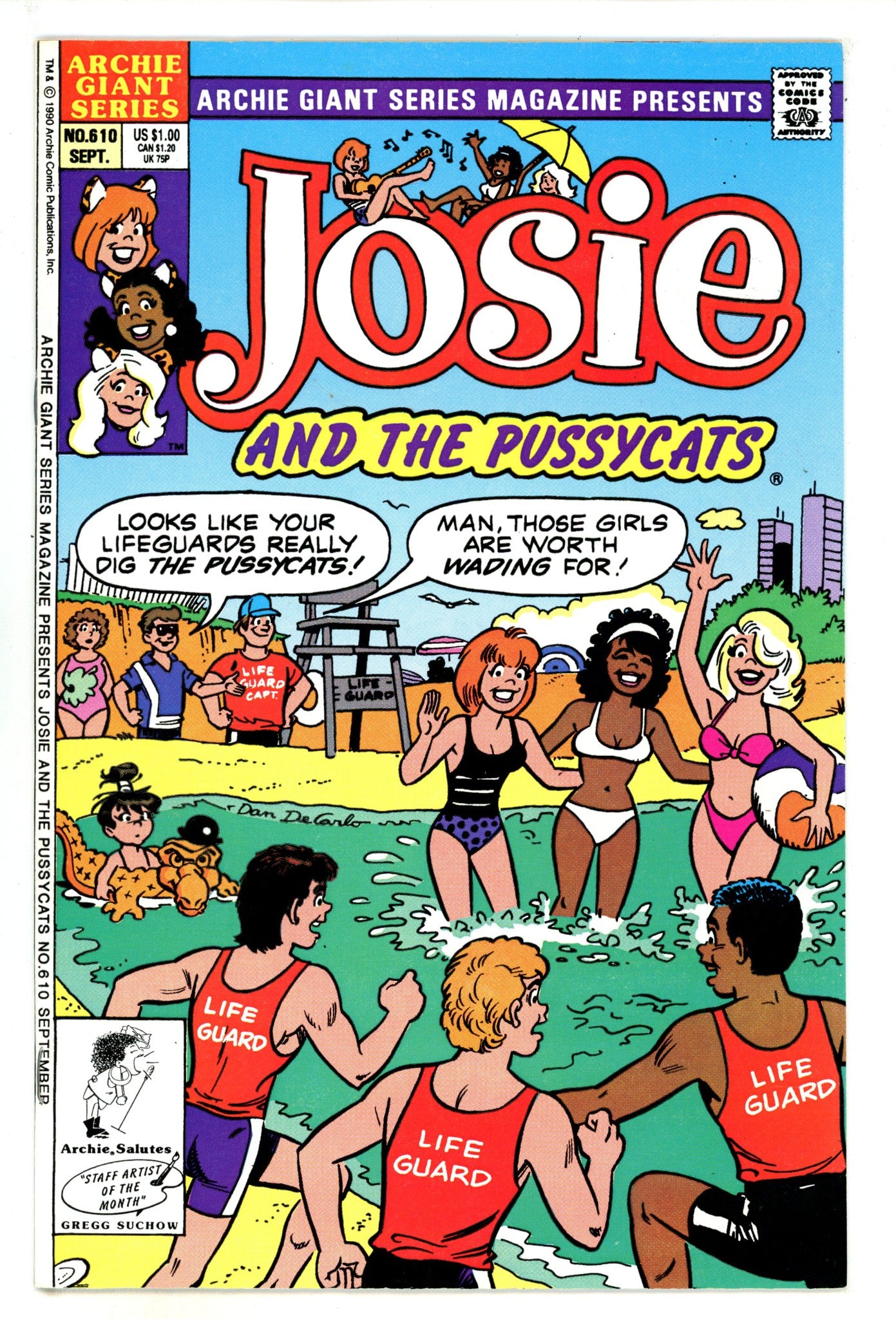 Archie Giant Series Magazine 610 High Grade (1990) 