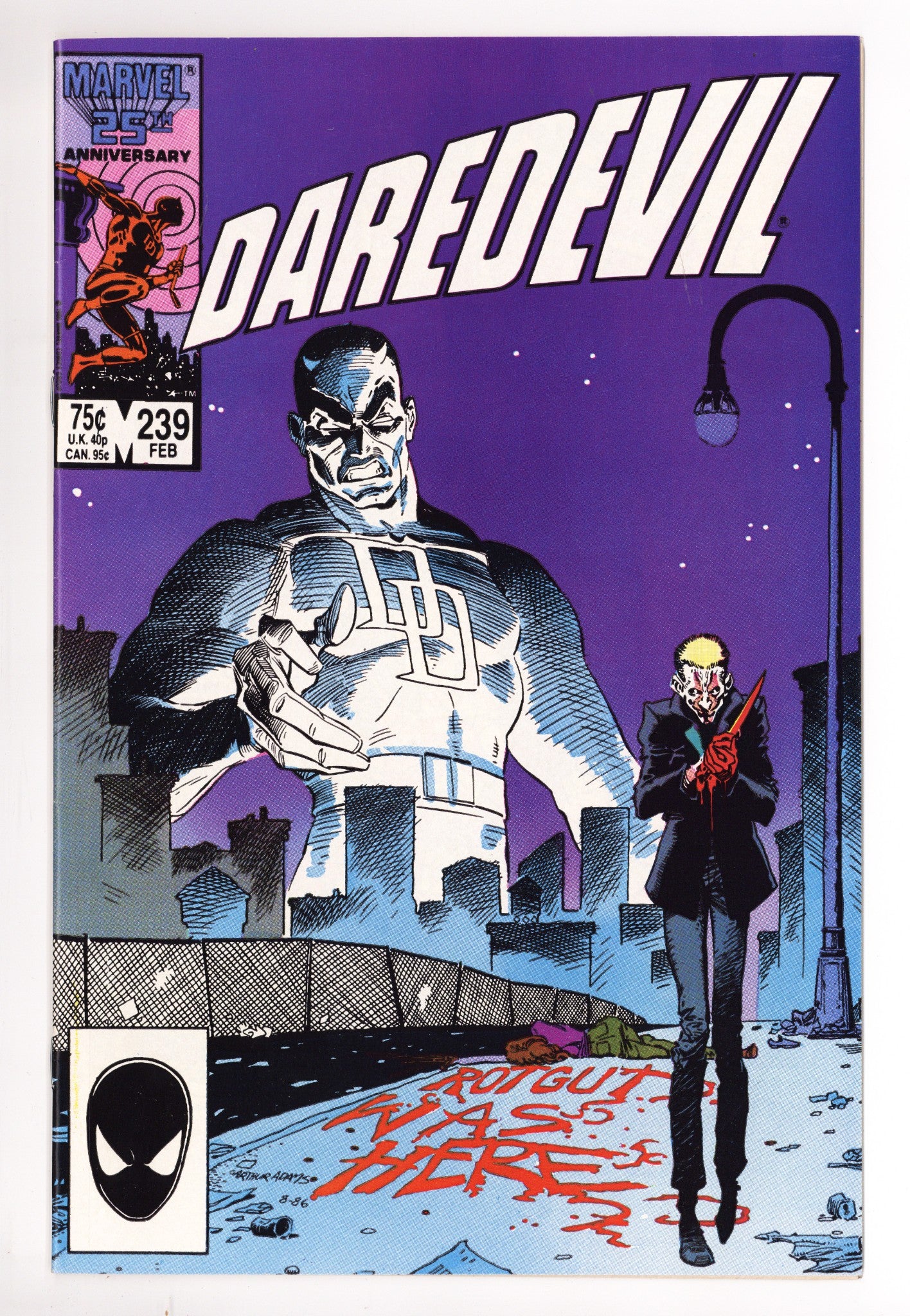 Daredevil Vol 1 239 High Grade (1987) 