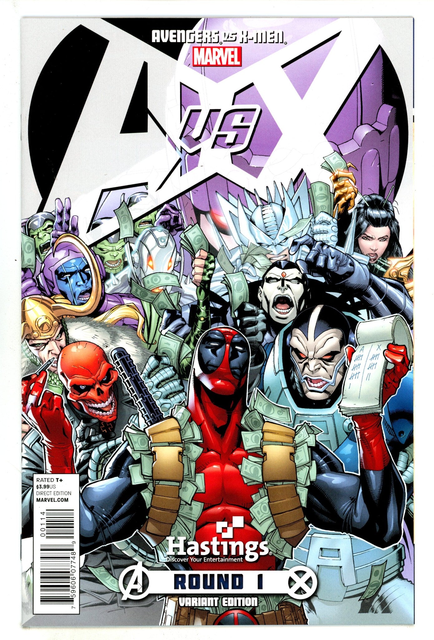 Avengers vs. X-Men 1 NM- (9.2) (2012) Barberi Hastings Exclusive Variant 