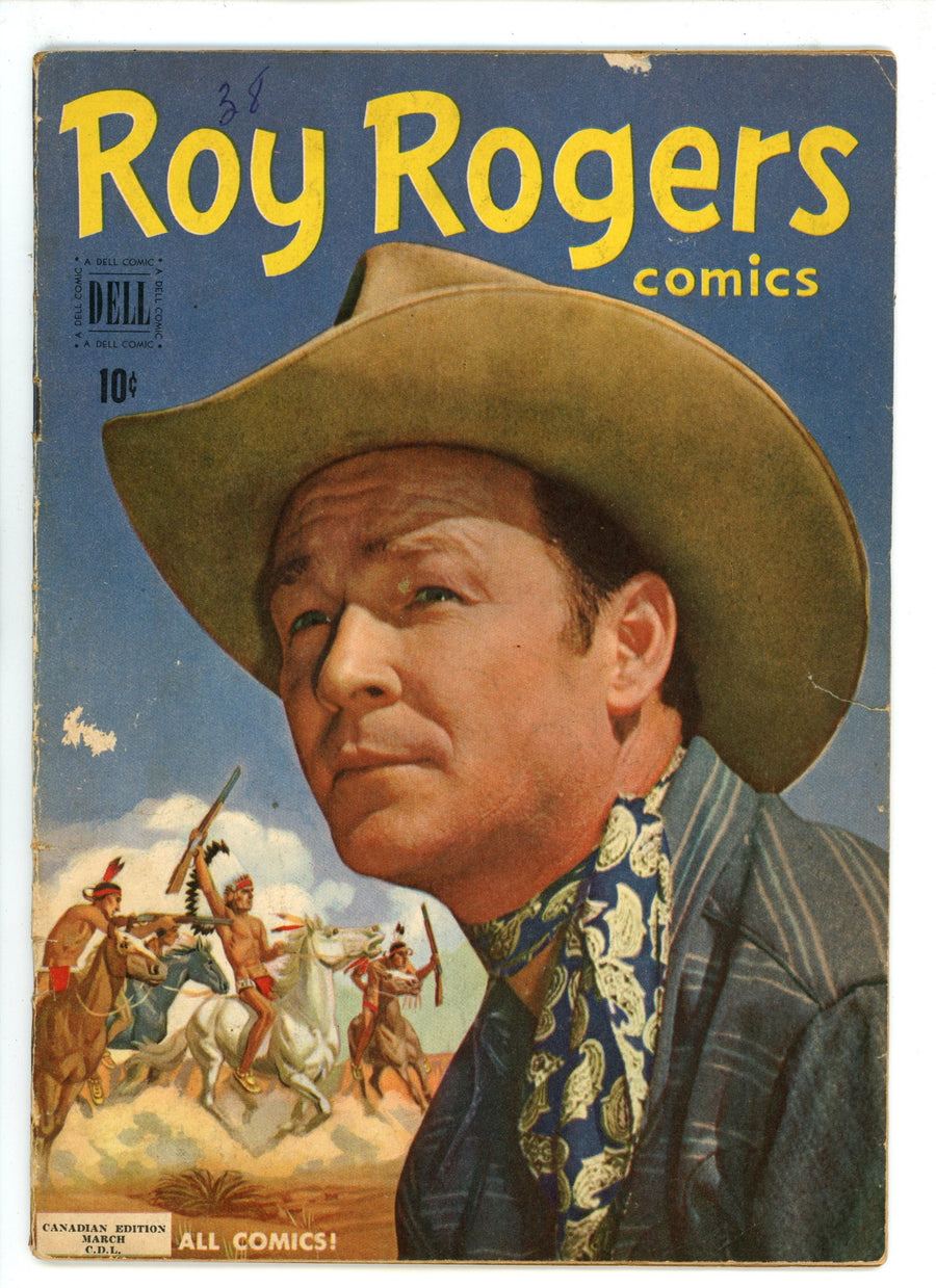 Roy Rogers Comics 38 GD/VG (3.0) (1951) Canadian Edition 