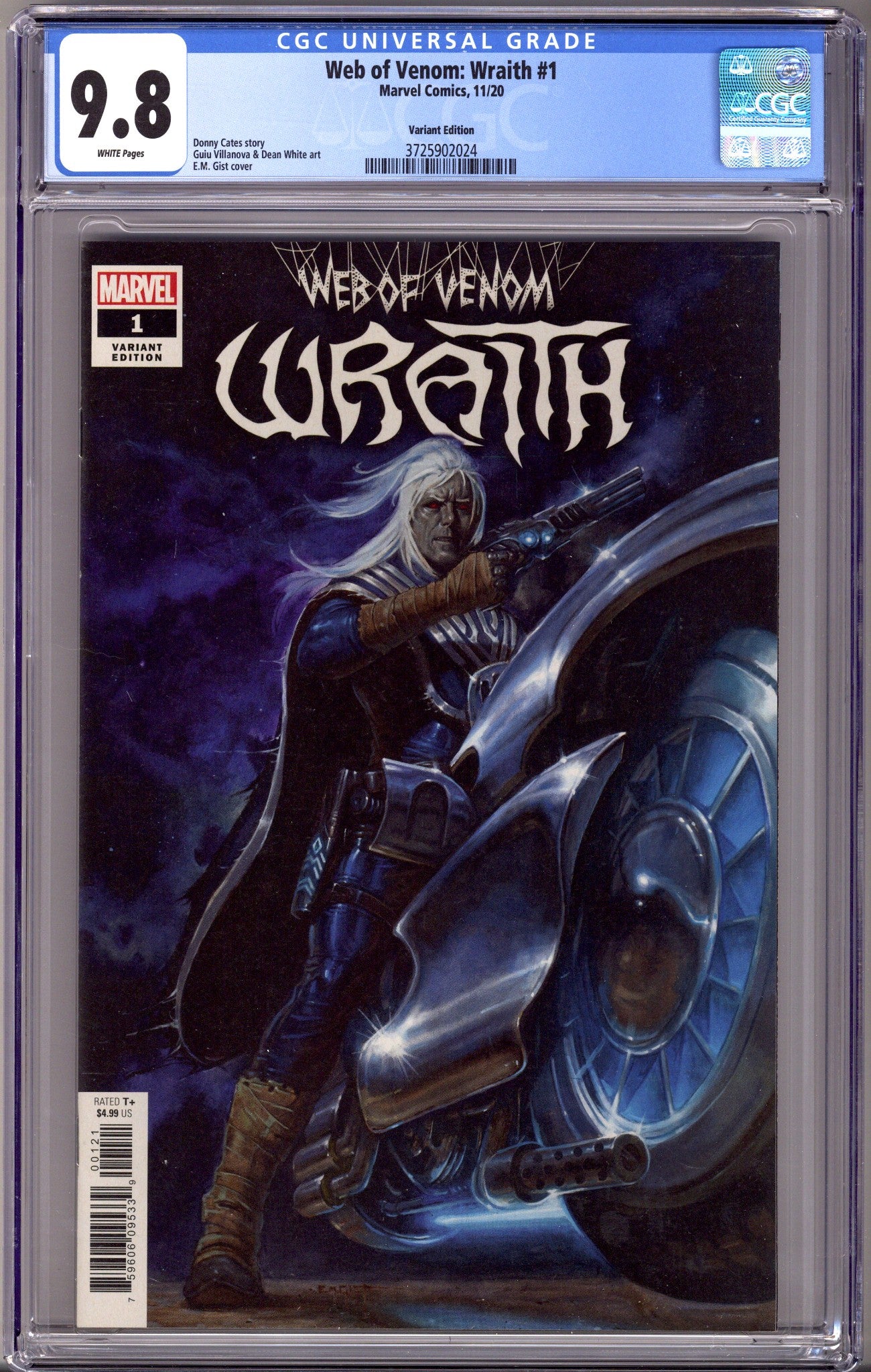 Web of Venom: Wraith 1 Gist Incentive Variant CGC 9.8 (2020)