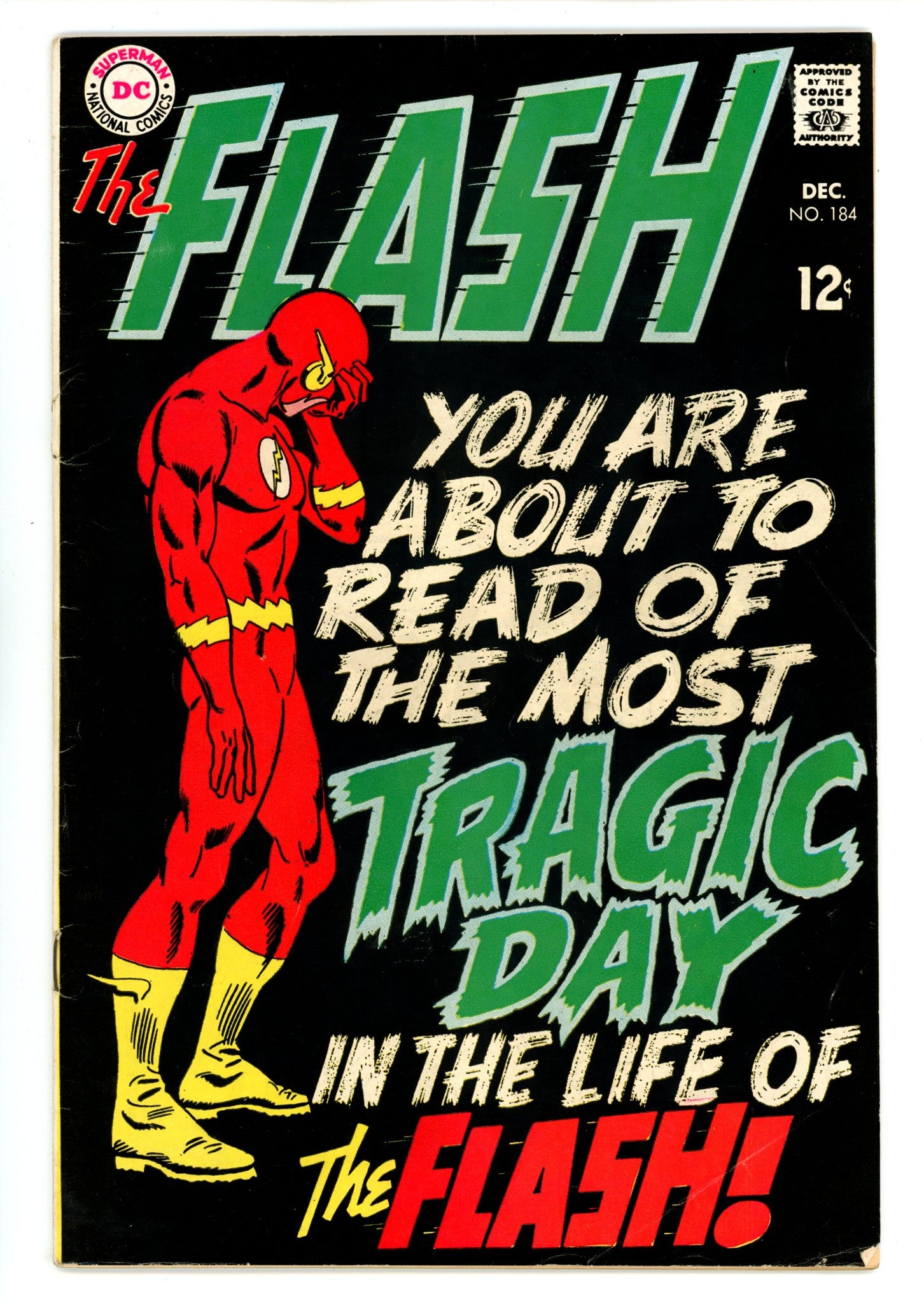 The Flash Vol 1 184 VG (4.0) (1968) 