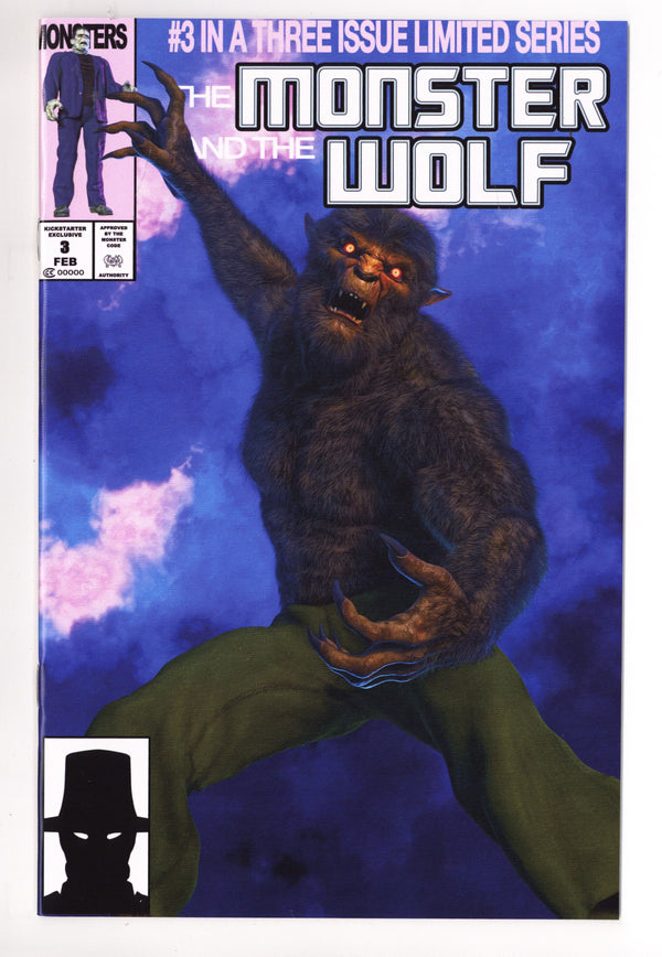 The Monster and The Wolf 3 NM- (9.2) /210 (2025) Spears Homage Exclusive Variant Signed x1 Back Cover Mark Spears