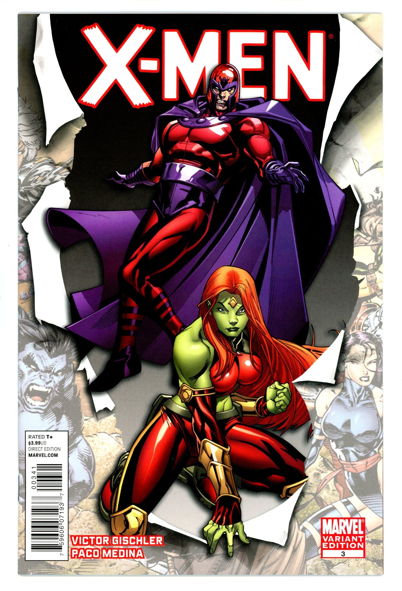 X-Men Vol 2 3 High Grade (2010) Medina Variant 