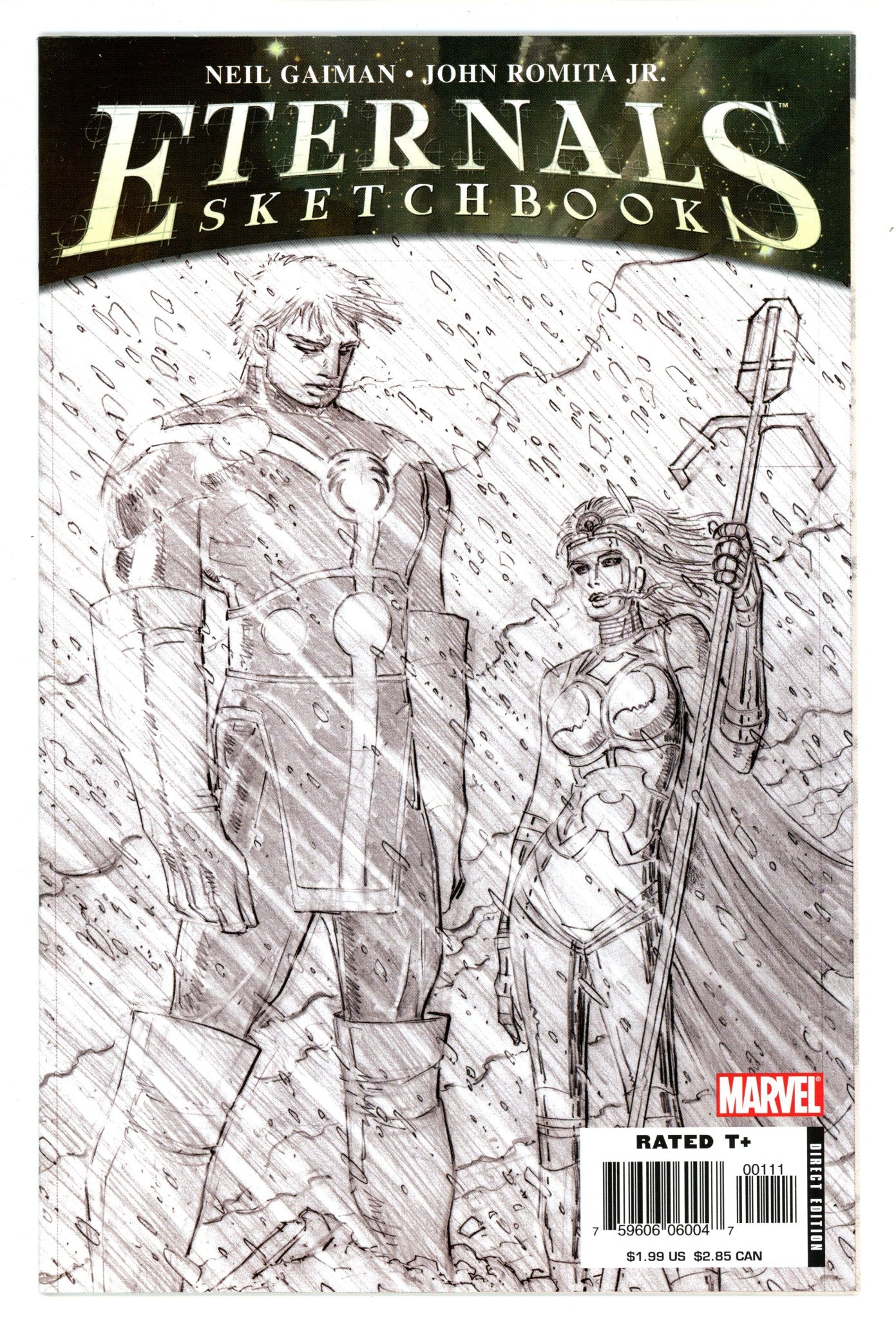 Eternals Sketchbook Vol 3 [nn] High Grade (2006) 