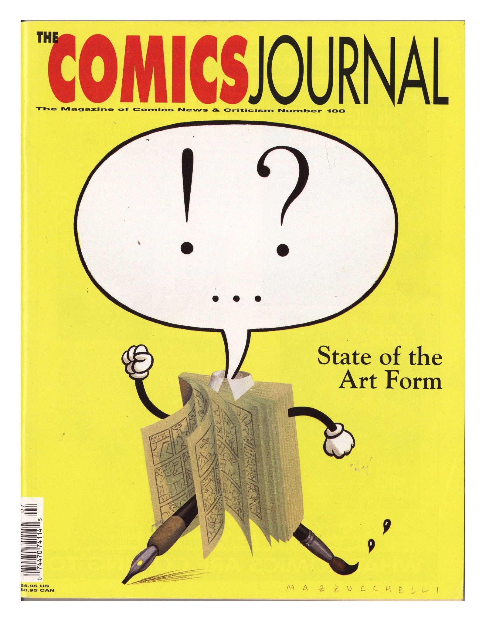 The Comics Journal 188 Mid Grade (1996) 