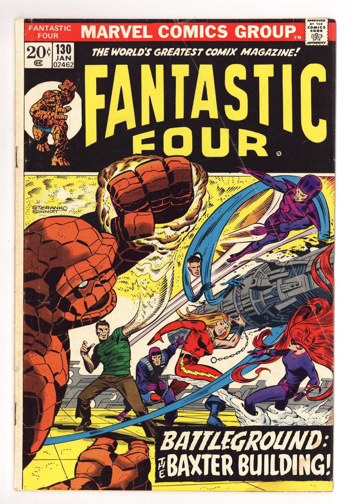 Fantastic Four Vol 1 130  VG (4.0)   (1973)        