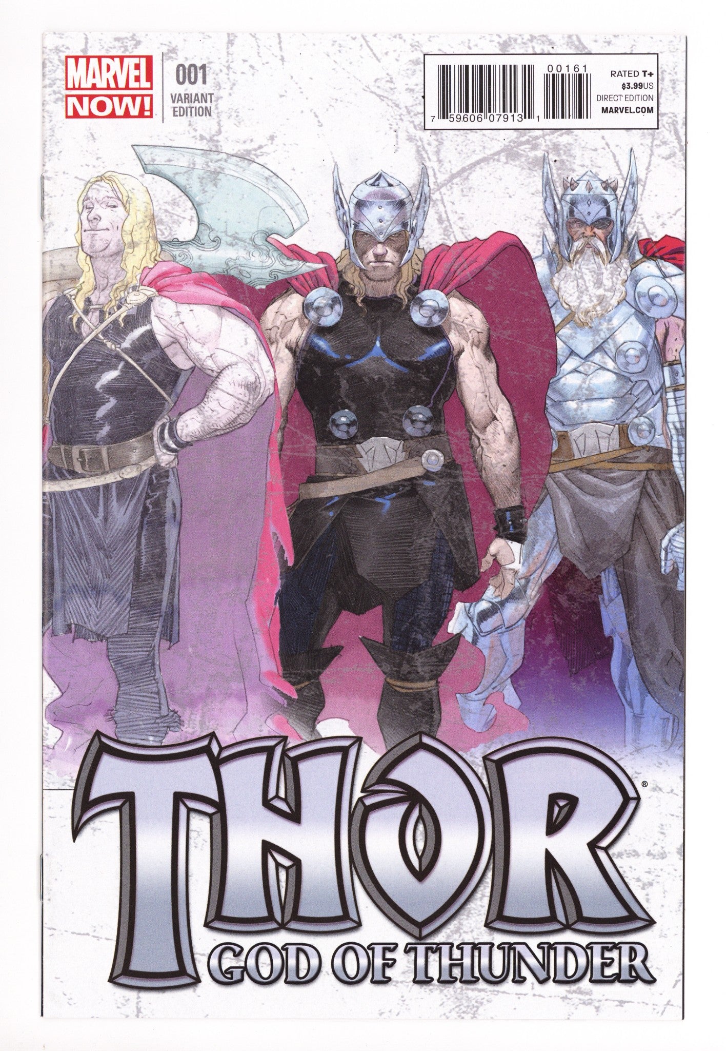 Thor: God of Thunder 1 NM- (9.2) (2013) Ribic Incentive Variant 