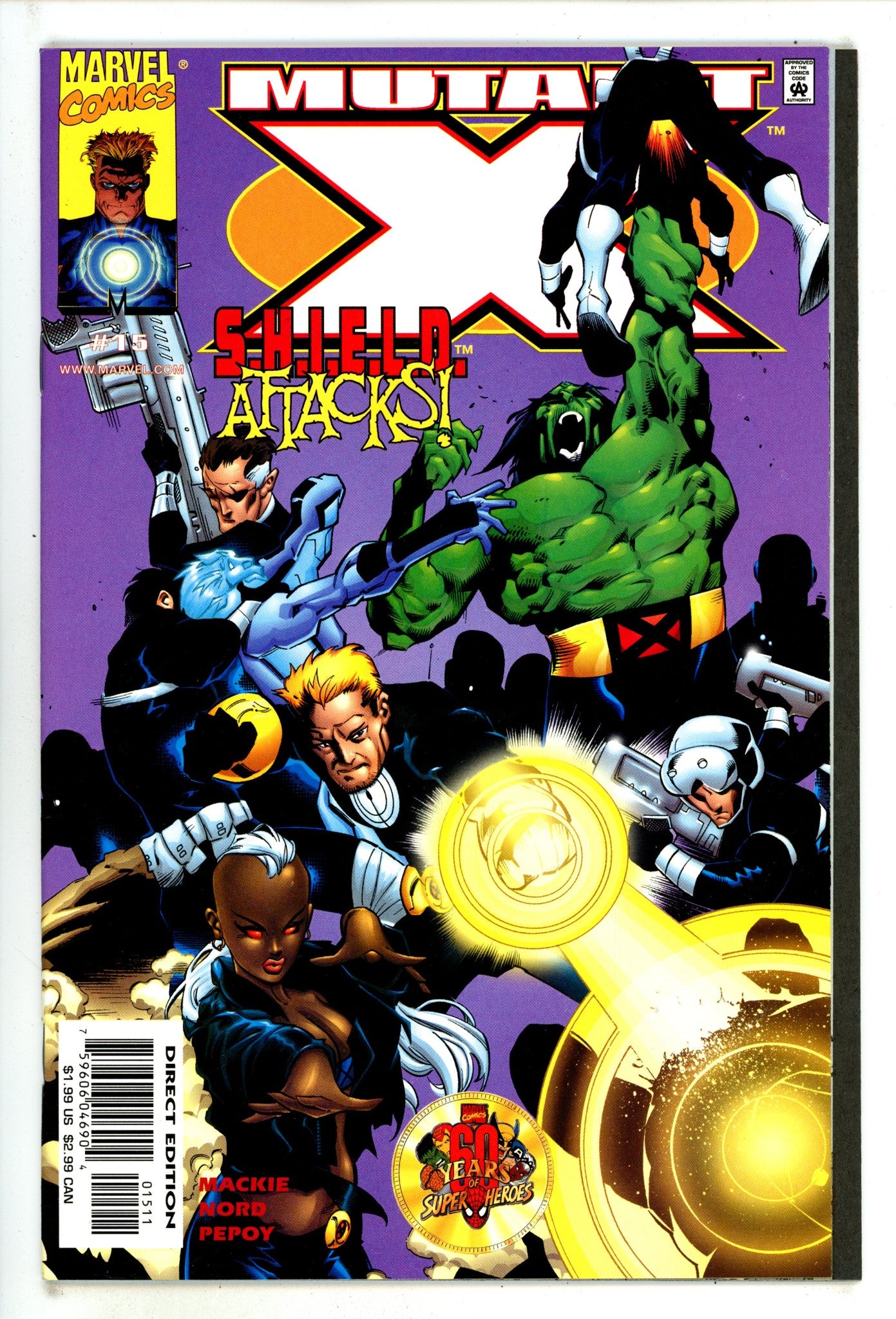 Mutant X 15 High Grade (1999) 