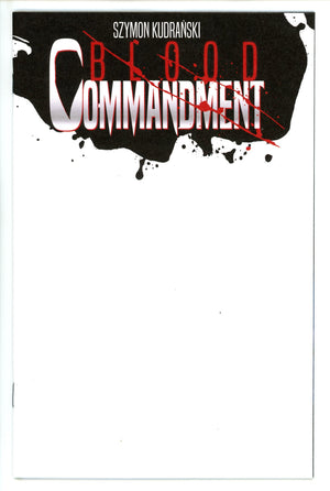 Blood Commandment 1 Kudranski Blank Variant (2023)