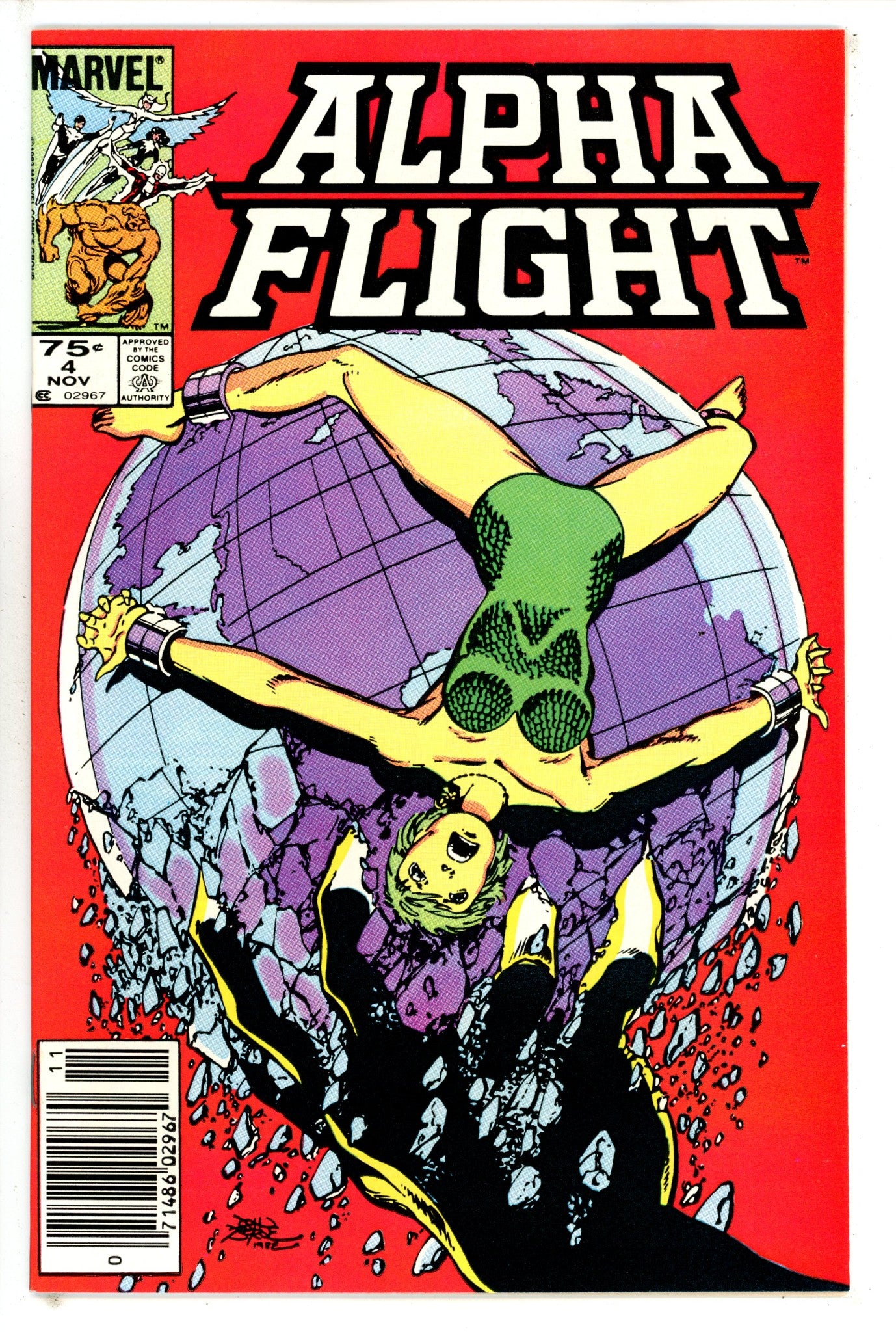 Alpha Flight Vol 1 4 Canadian Variant NM (1983)