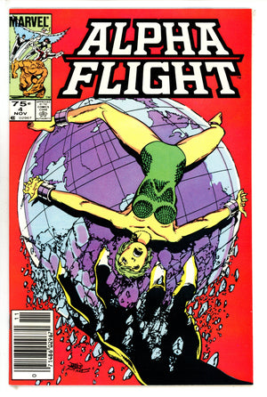 Alpha Flight Vol 1 4 Canadian Variant NM (1983)