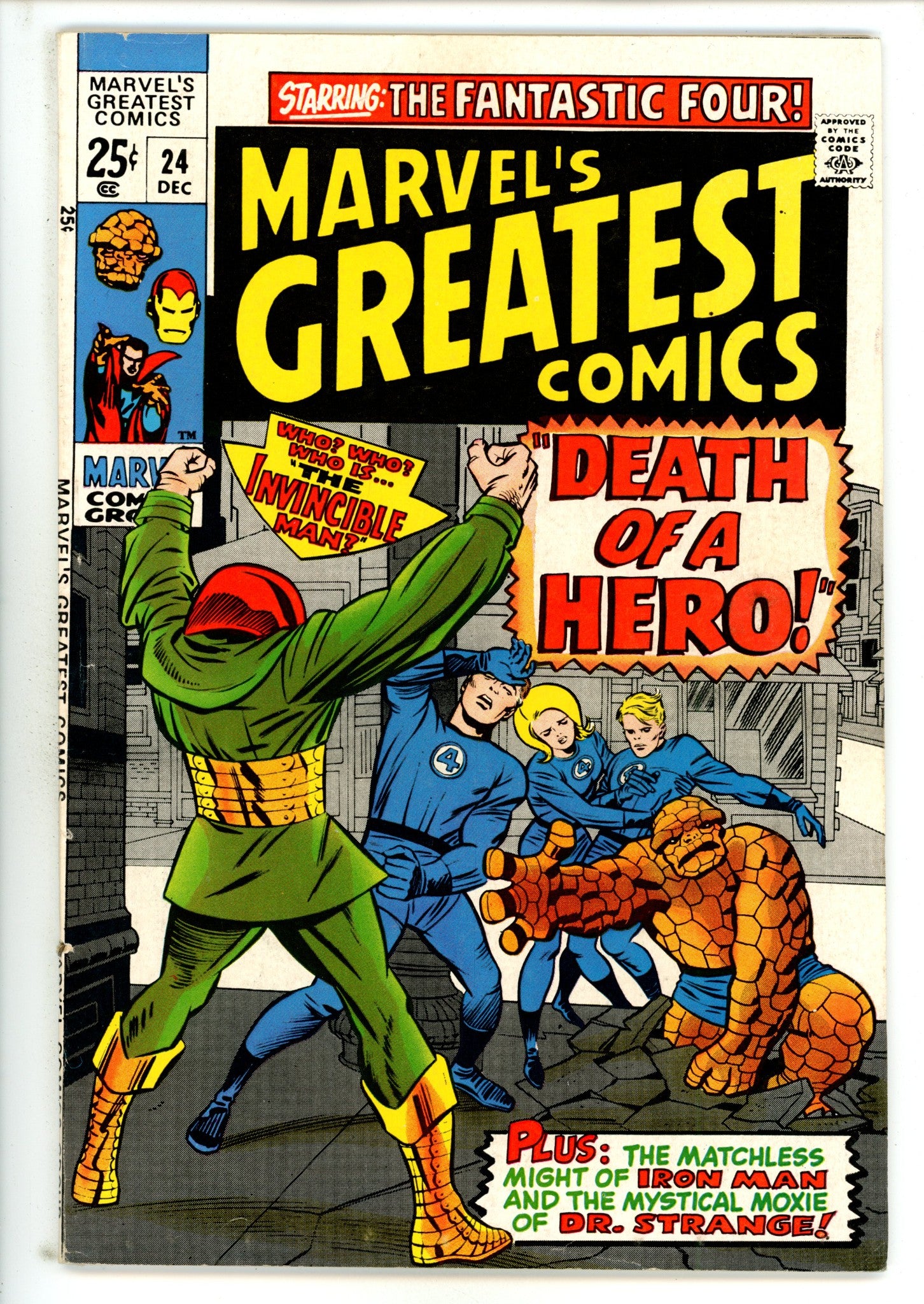 Marvel's Greatest Comics 24 FN (6.0) (1969) 