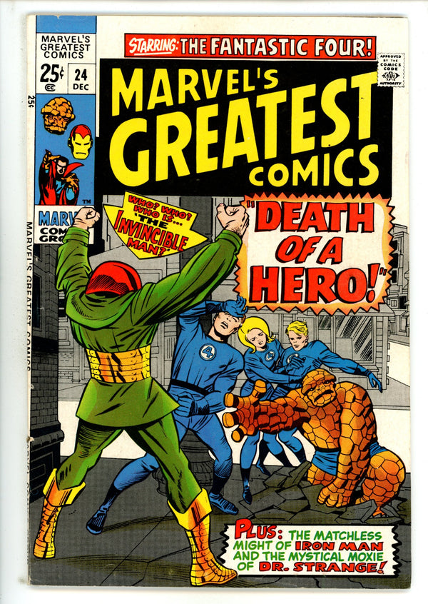 Marvel's Greatest Comics 24 FN (6.0) (1969)