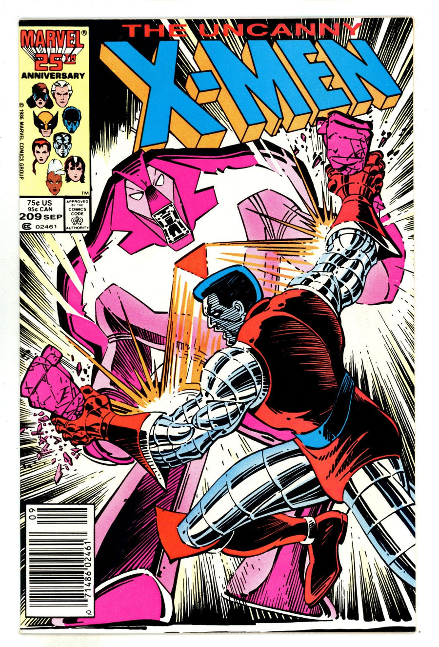 The Uncanny X-Men Vol 1 209  Mid Grade   (1986)   Newsstand