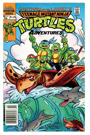 Teenage Mutant Ninja Turtles Adventures Vol 2 17 Canadian Variant FN (1991)