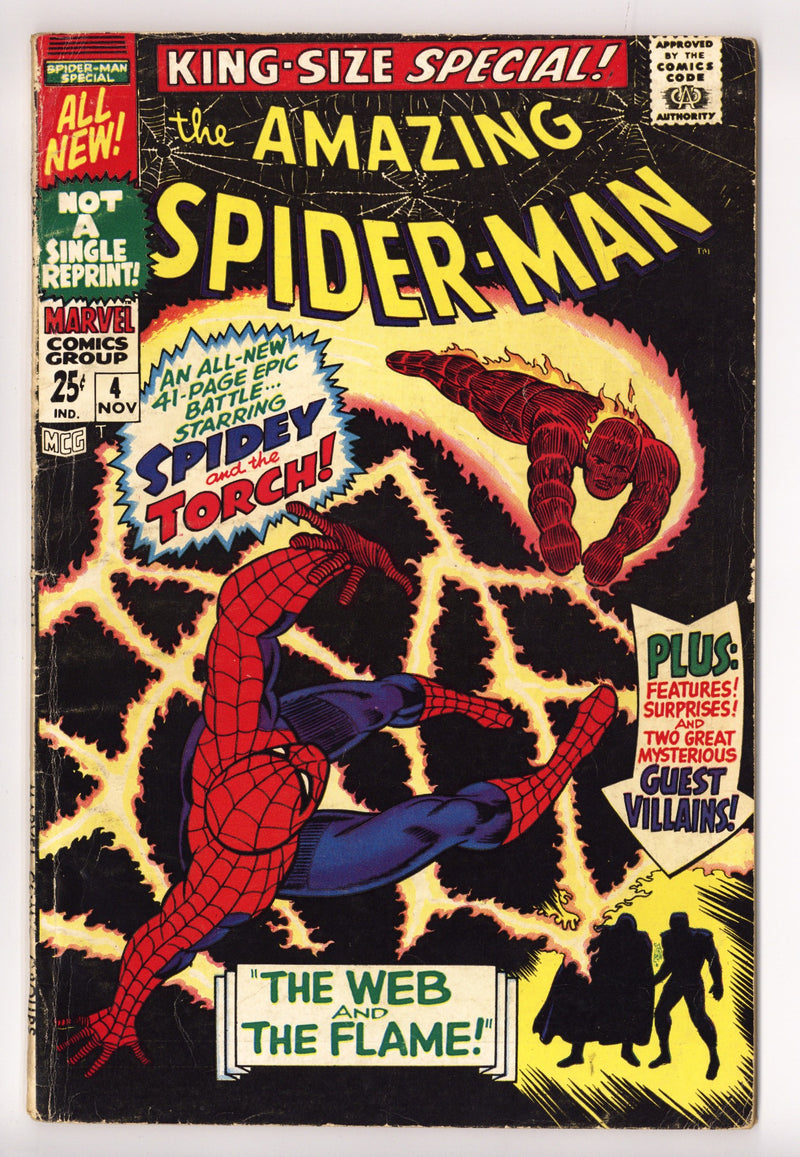The Amazing Spider-Man Annual Vol 1 4 VG+ (4.5) (1967) 
