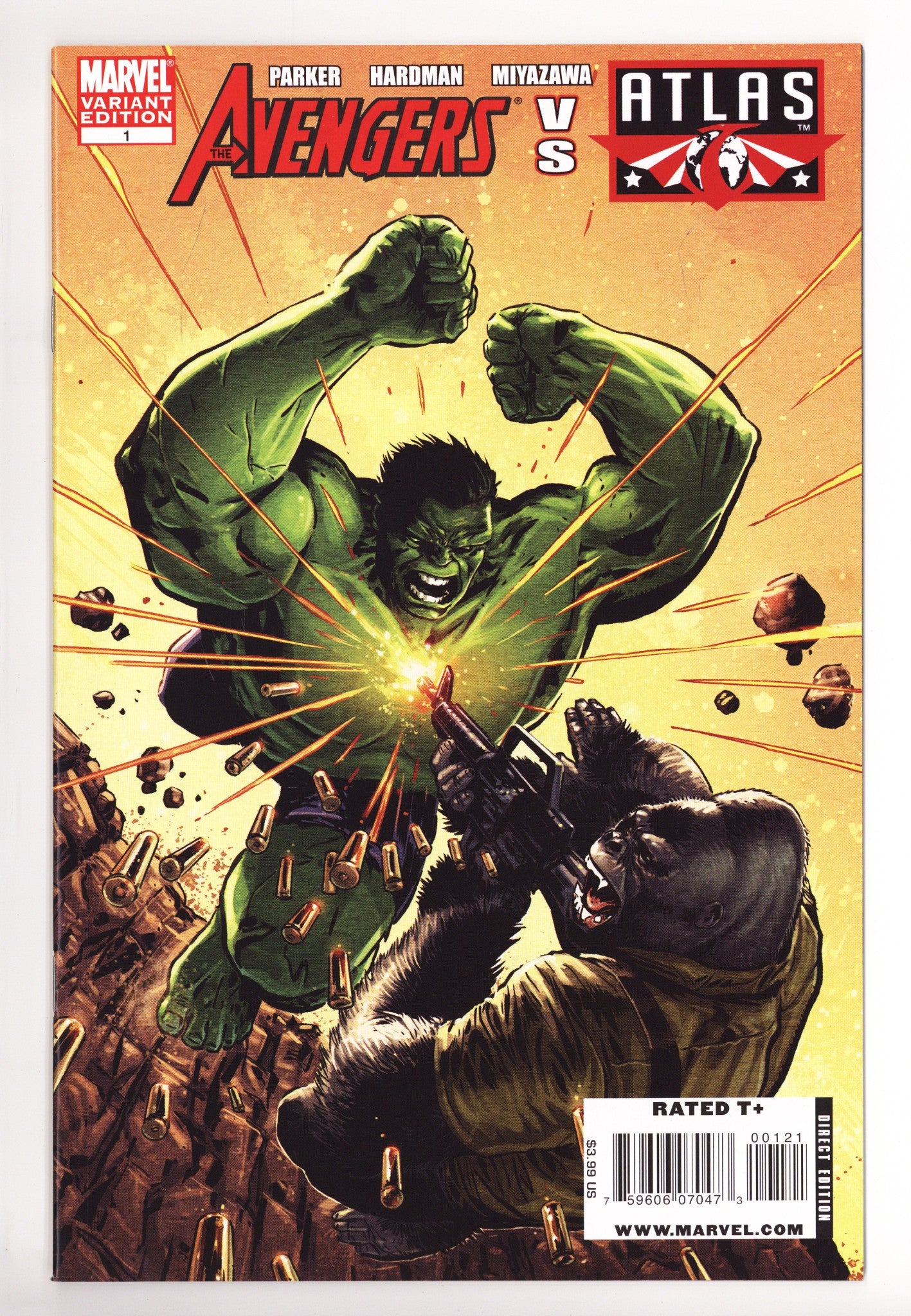 Avengers vs. Atlas 1 High Grade (2010) Hardman Variant 
