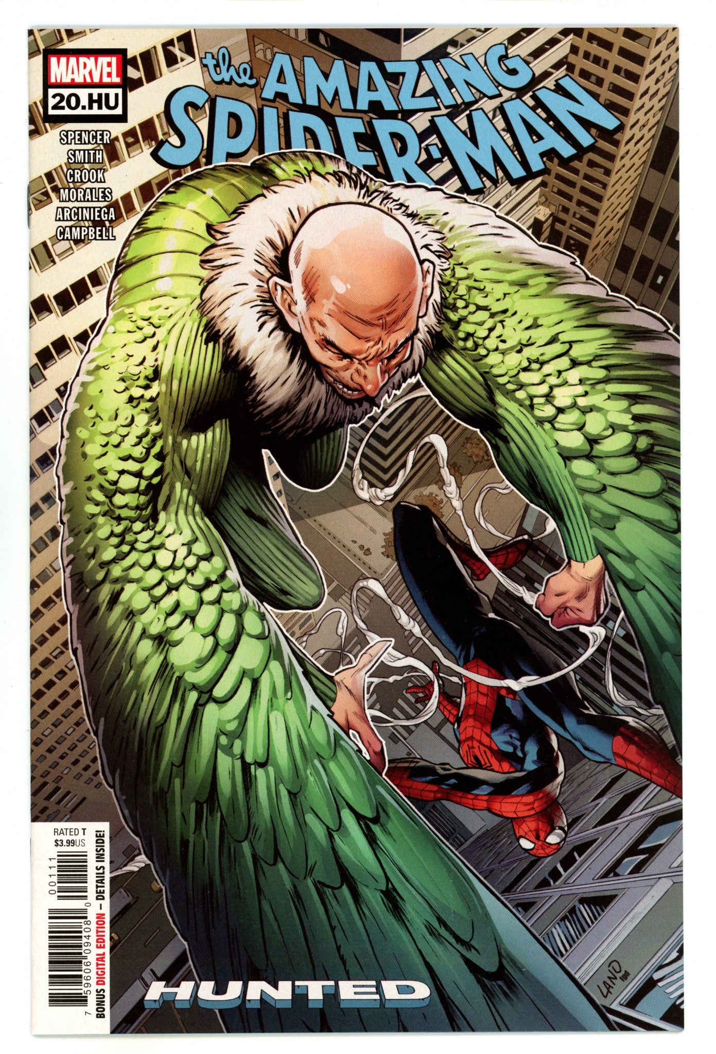 Amazing Spider-Man Vol 5 20.HU  High Grade  (2019)  