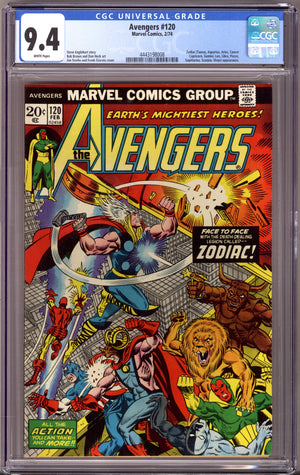 The Avengers Vol 1 120 CGC 9.4 (NM) (1974)