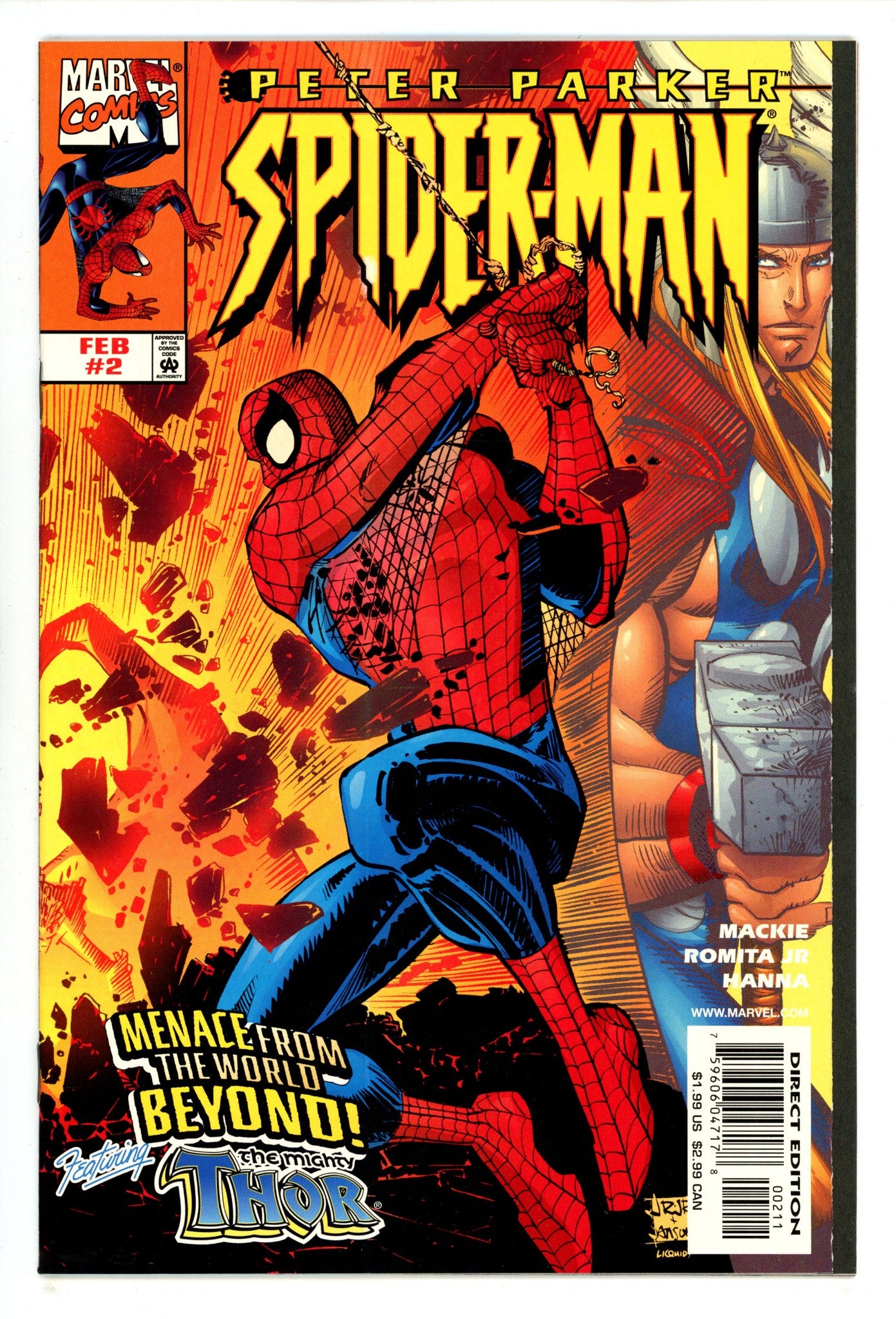 Peter Parker: Spider-Man   2  High Grade   (1999)        