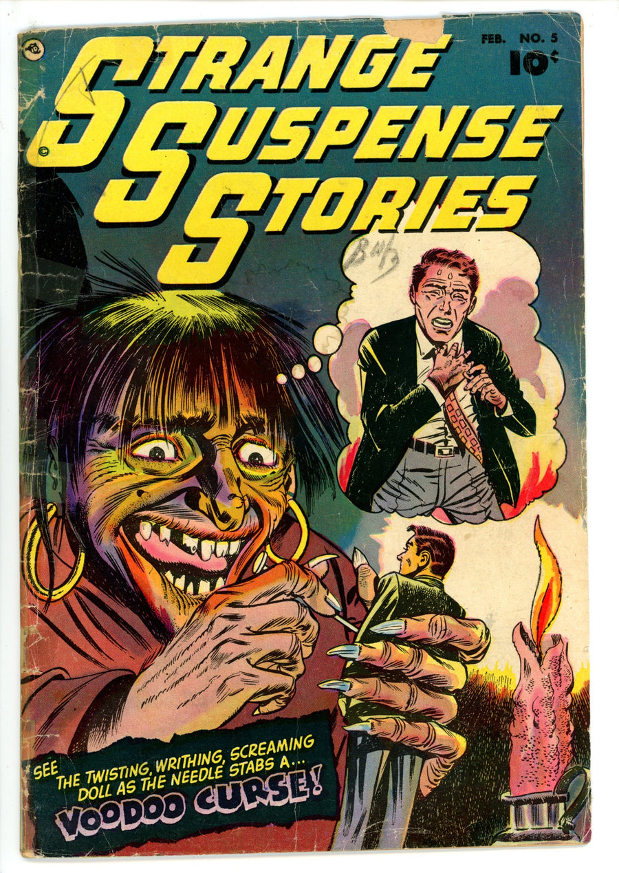 Strange Suspense Stories 5 Missing Back Cover & Last Page (1953)