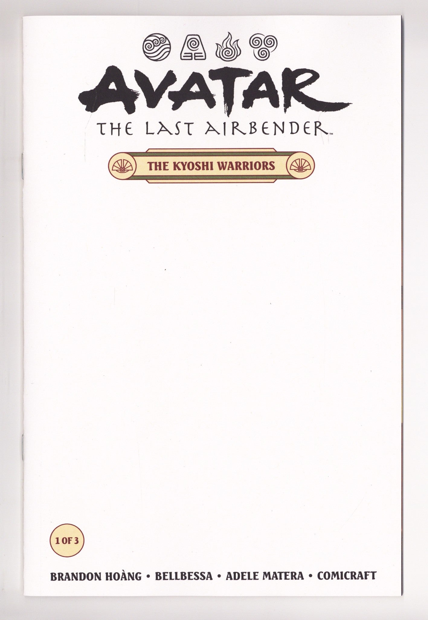 Avatar: The Last Airbender--The Kyoshi Warriors 1 Blank Variant (2026)