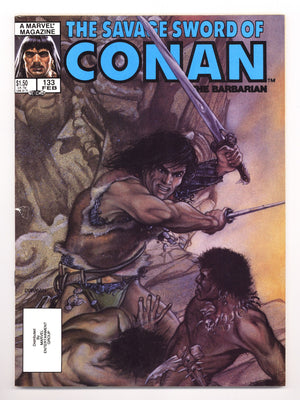 The Savage Sword of Conan Vol 1 133 Low Grade (1987)