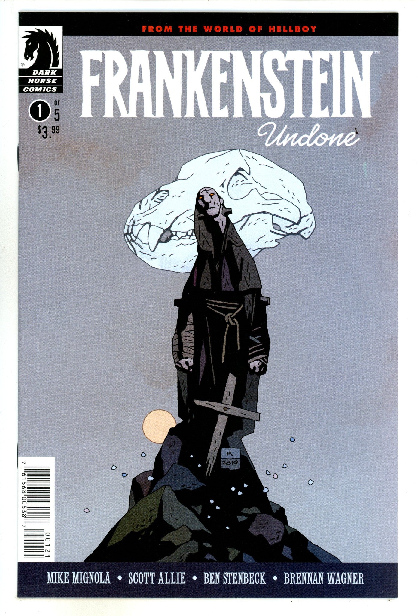 Frankenstein Undone 1 NM- (9.2) (2020) Mignola Variant 