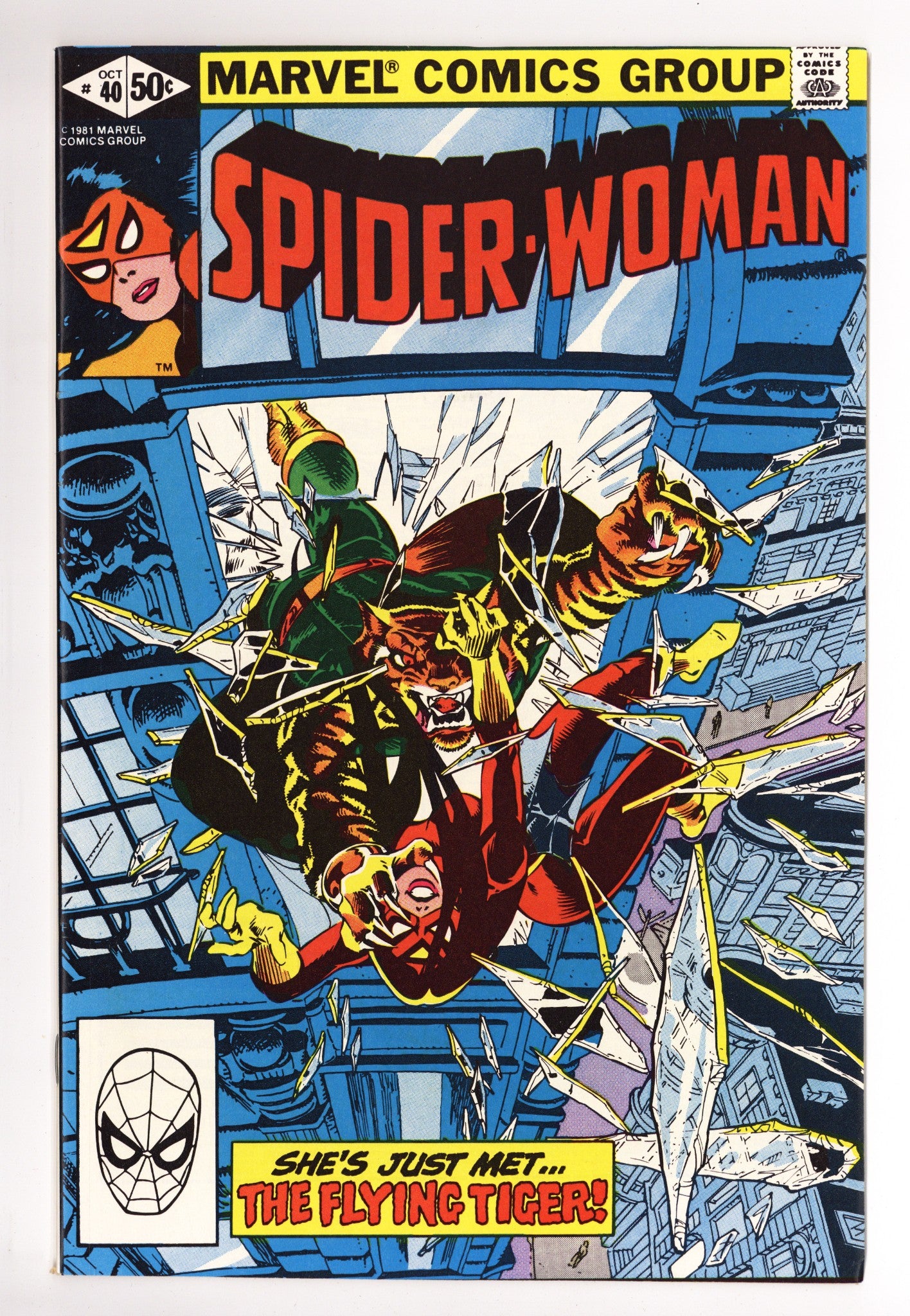 Spider-Woman Vol 1 40 NM- (9.2) (1981) 