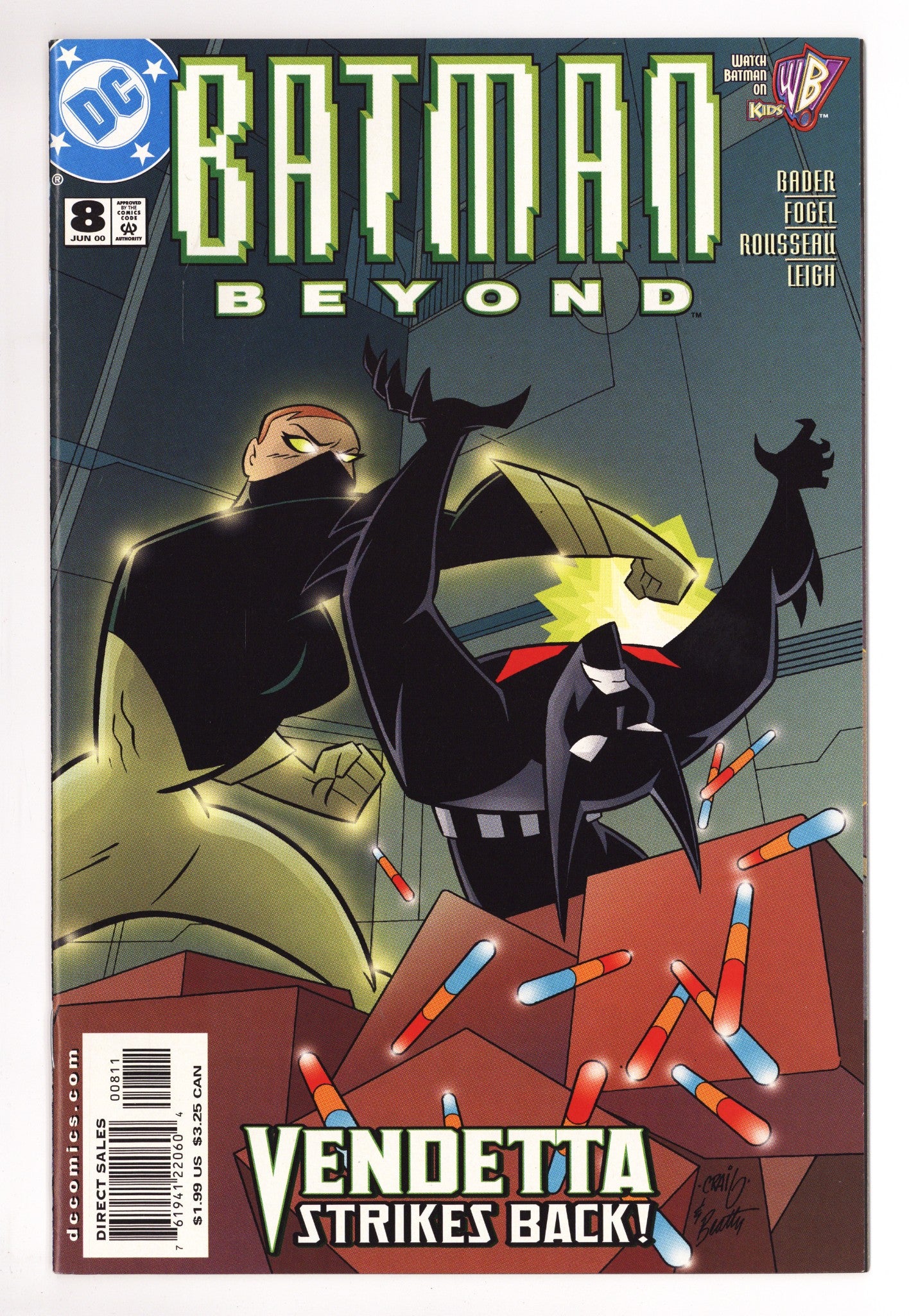 Batman Beyond Vol 2 8 NM- (9.2) (2000) 