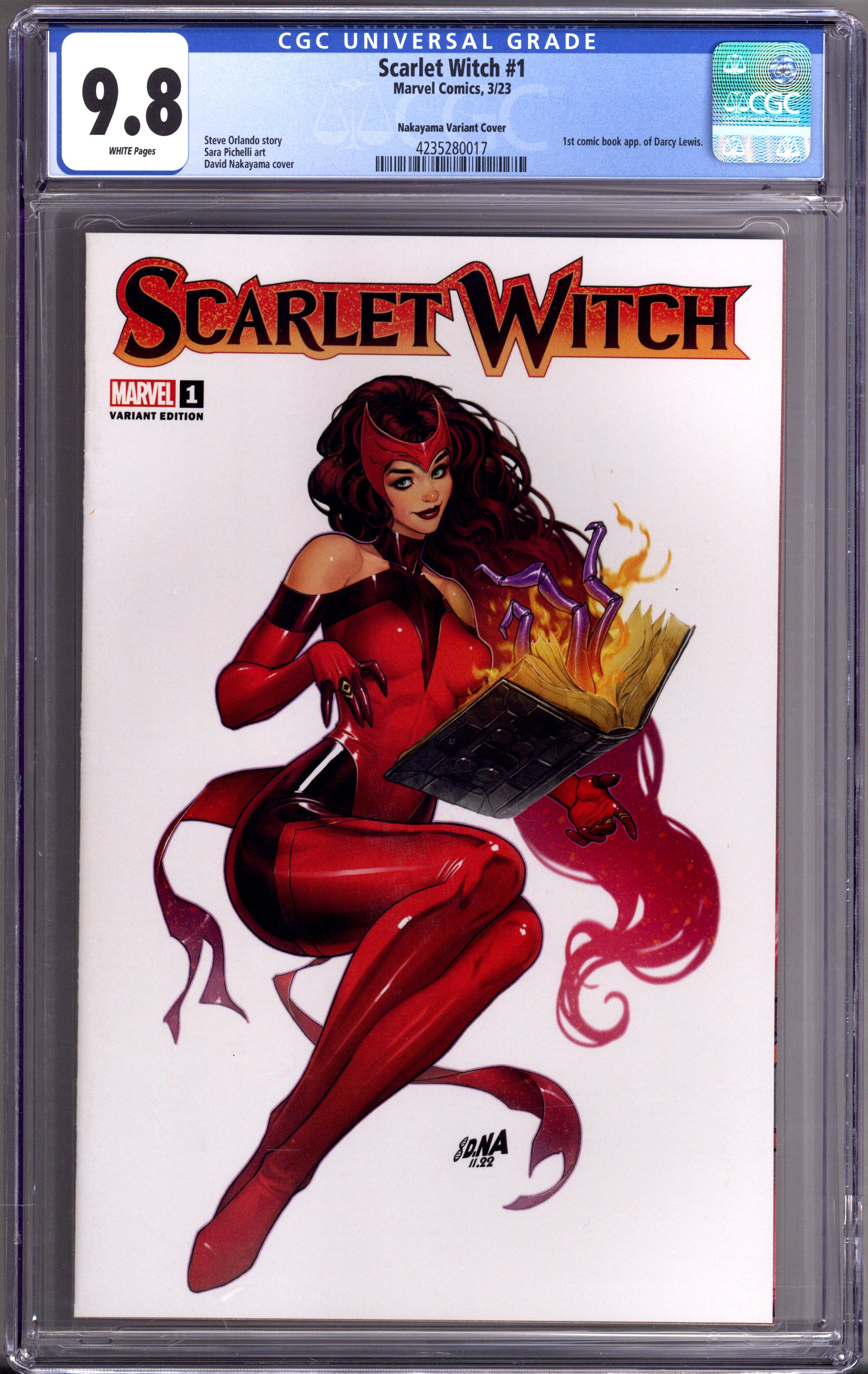 Scarlet Witch Vol 3 1 CGC 9.8 (NM/M) (2023) Nakayama Exclusive Variant 