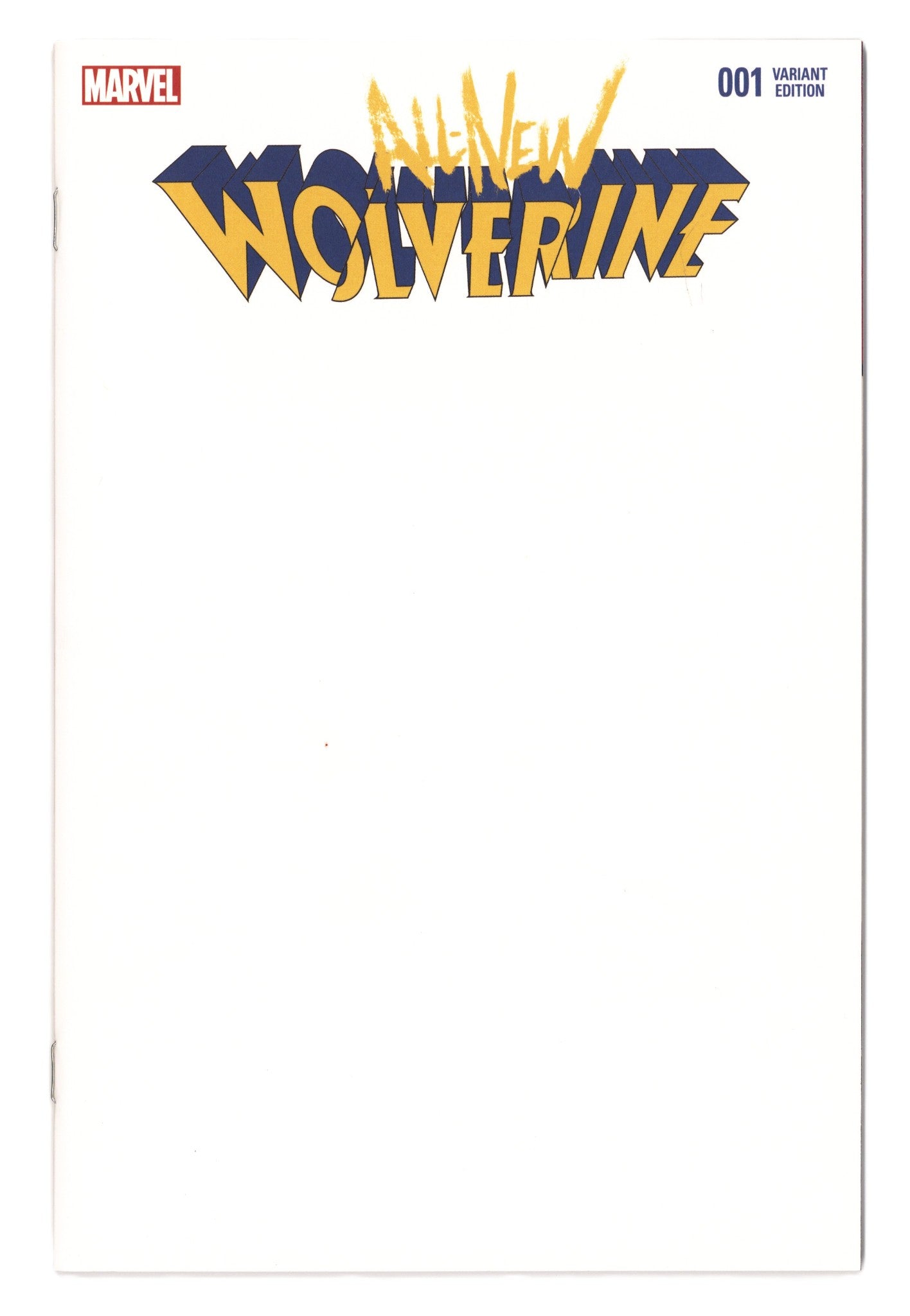 All-New Wolverine 1 NM- (9.2) (2016) Blank Variant 