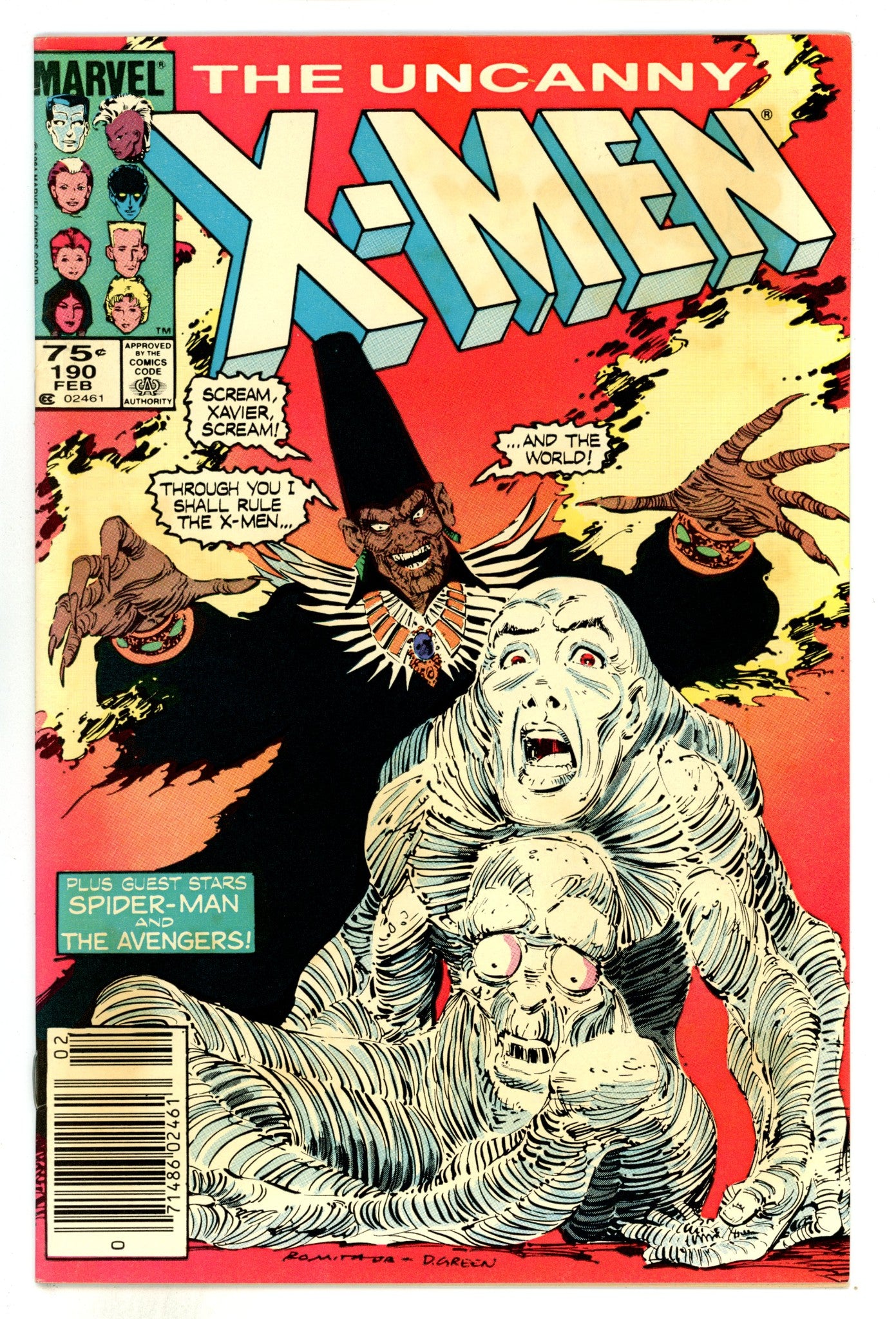The Uncanny X-Men Vol 1 190  FN (6.0)  (1985)  Canadian Price Variant  