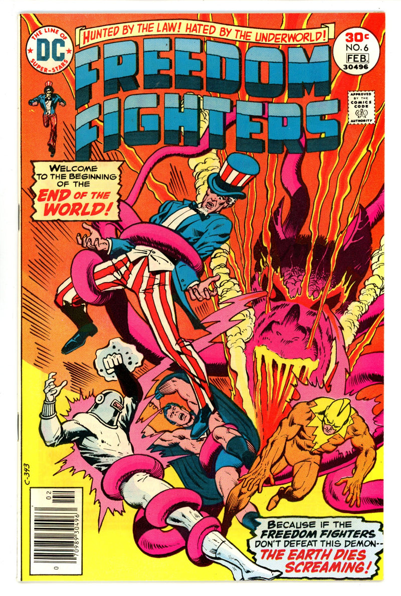 Freedom Fighters Vol 1 6  VF/NM (9.0)  (1977)   