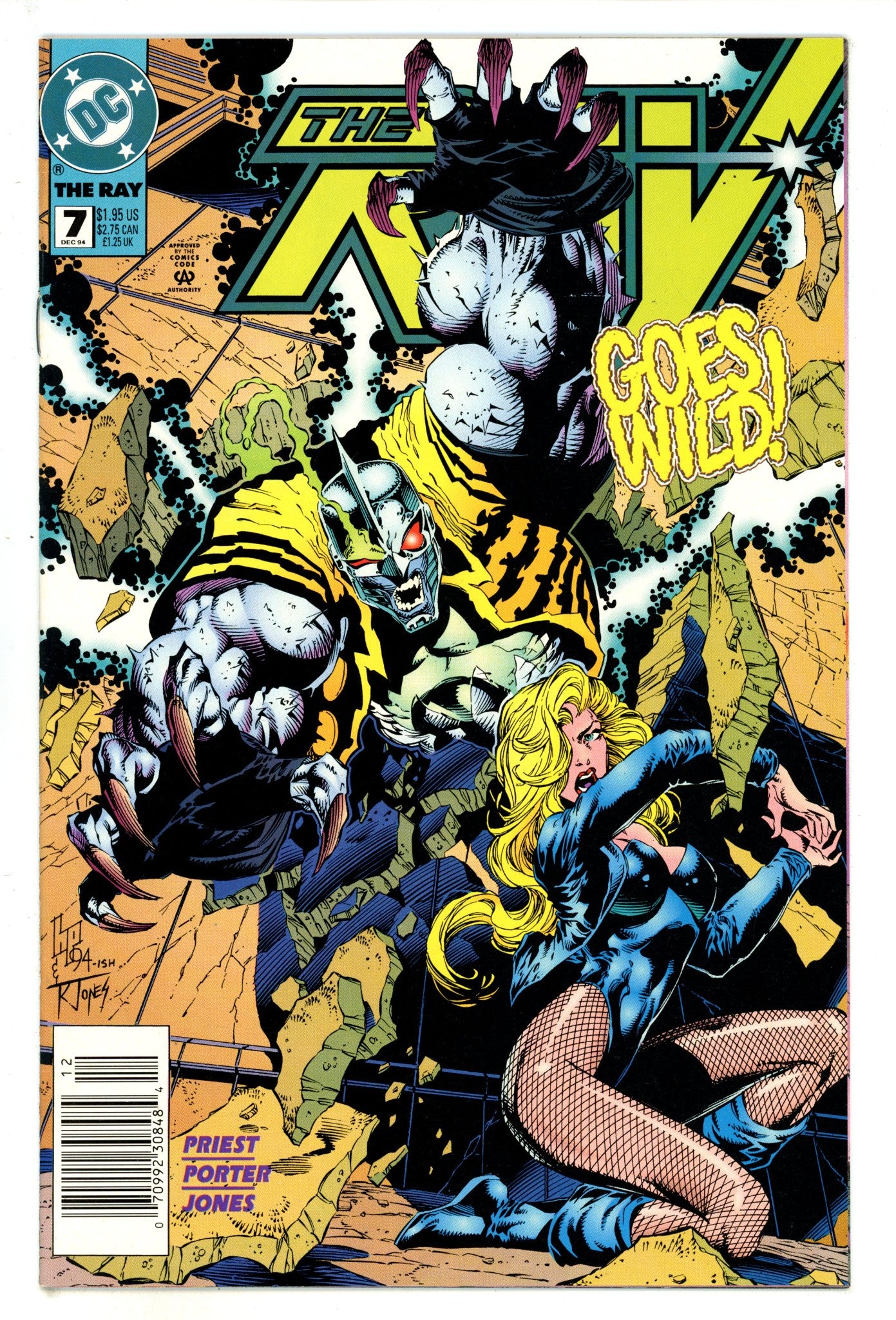 The Ray Vol 2 7 High Grade (1994) Newsstand 