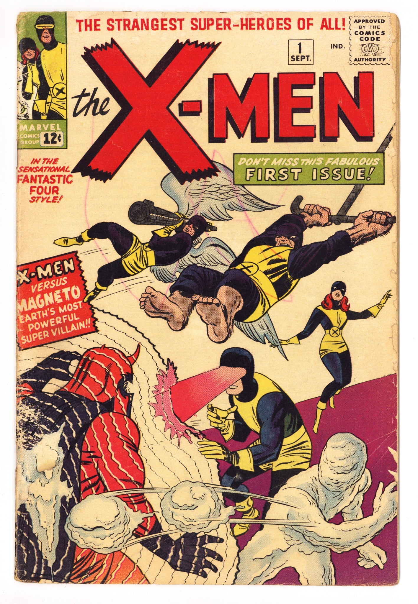 The X-Men Vol 1 1 VG- (3.5) (1963) 