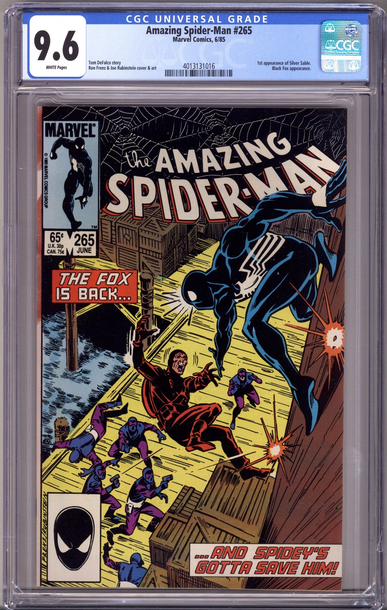 The Amazing Spider-Man Vol 1 265 CGC 9.6 (NM+) (1985) 