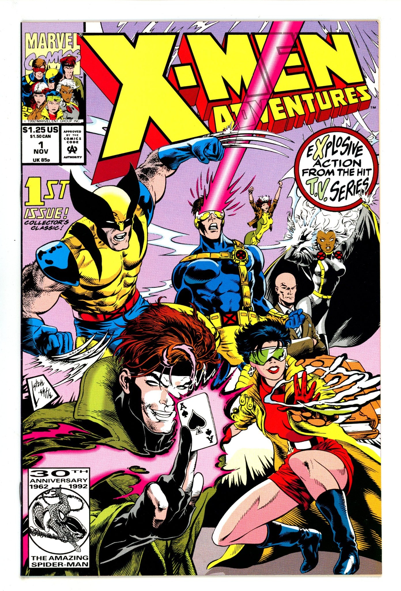 X-Men Adventures Vol 1 1 VF+ (8.5) (1992) 