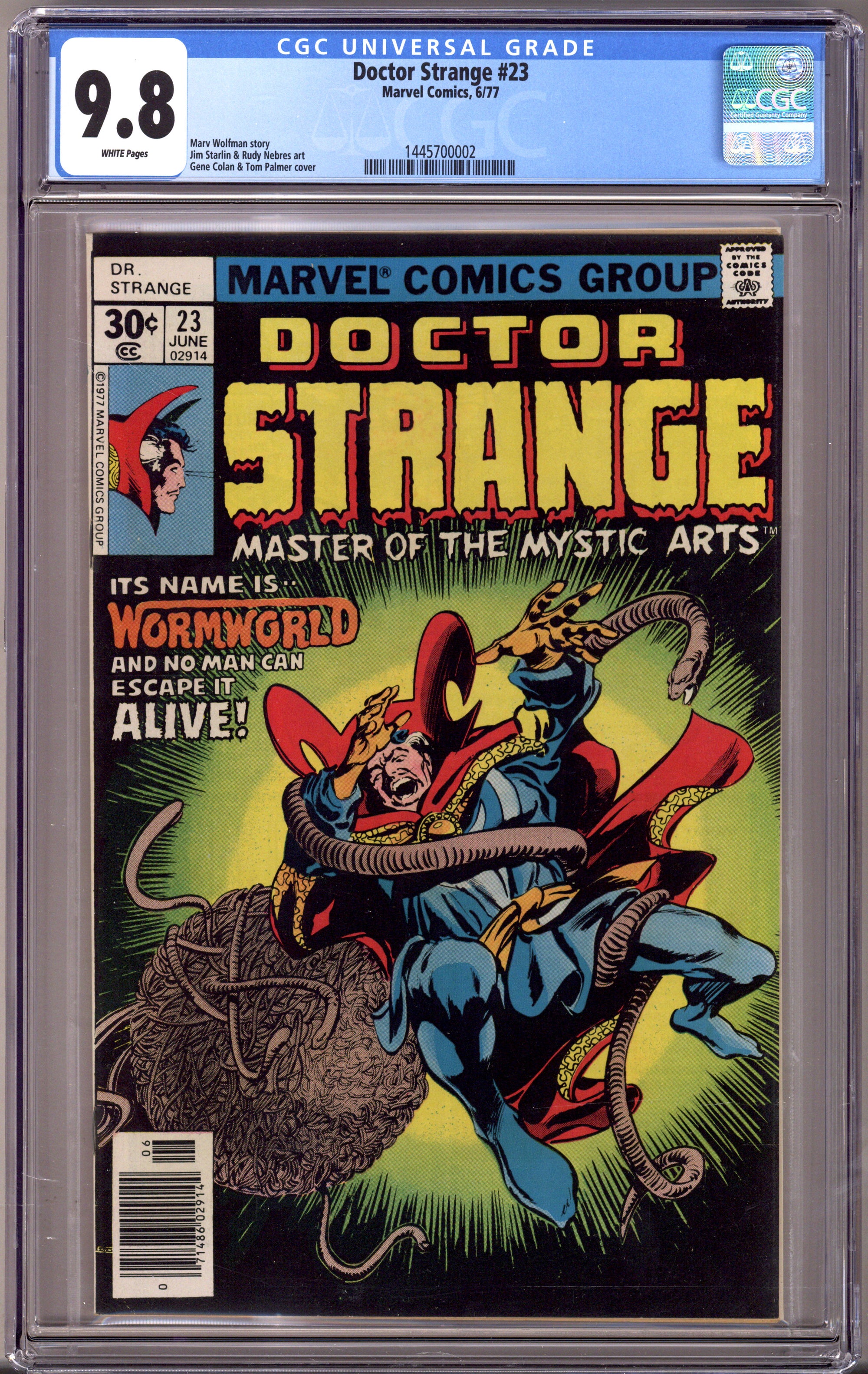 Doctor Strange Vol 2 23 CGC 9.8 (NM/M) (1977) 