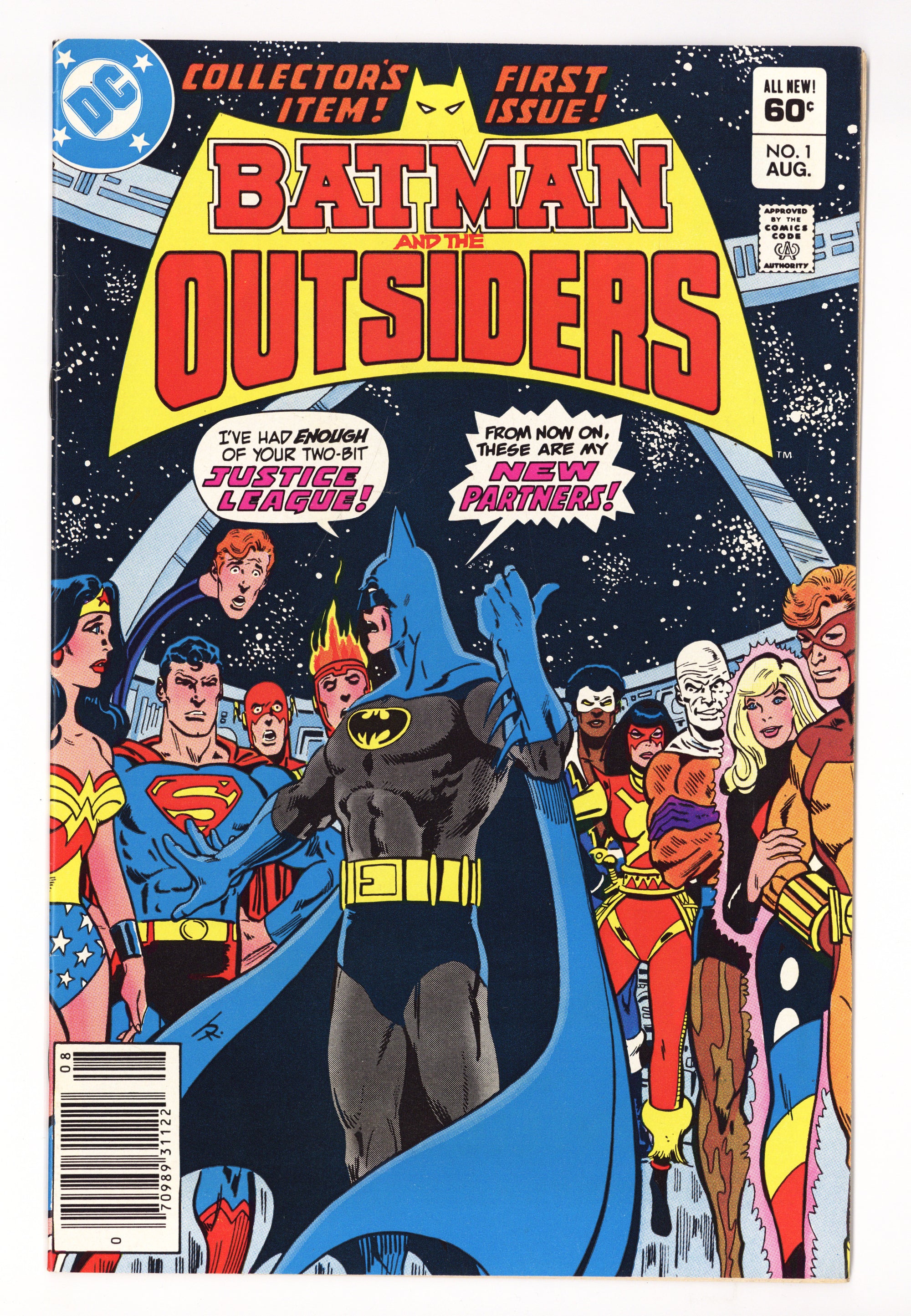 Batman and the Outsiders Vol 1 1 High Grade (1983) Newsstand 