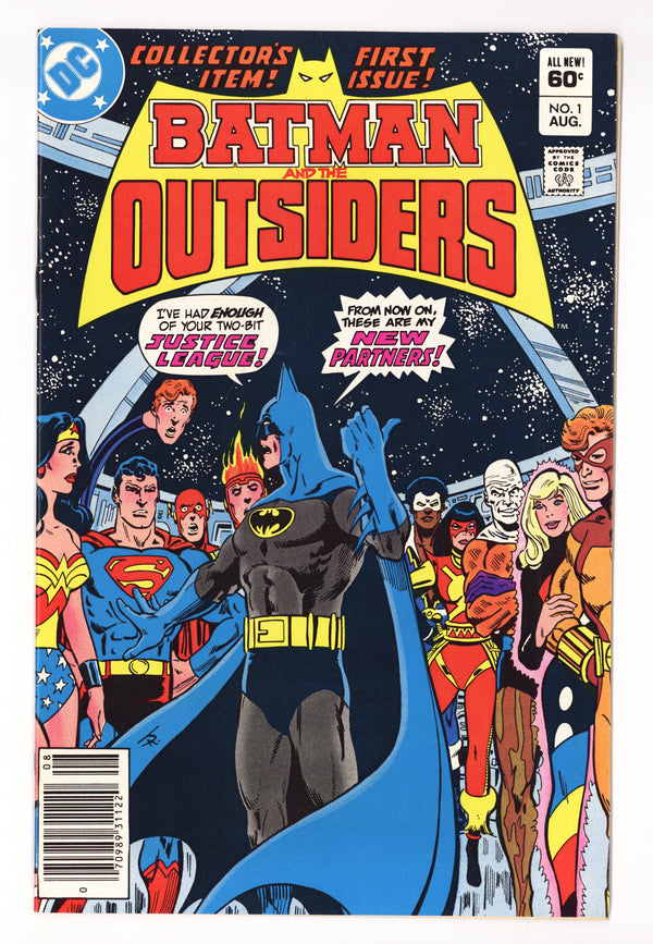Batman and the Outsiders Vol 1 1 High Grade (1983) Newsstand