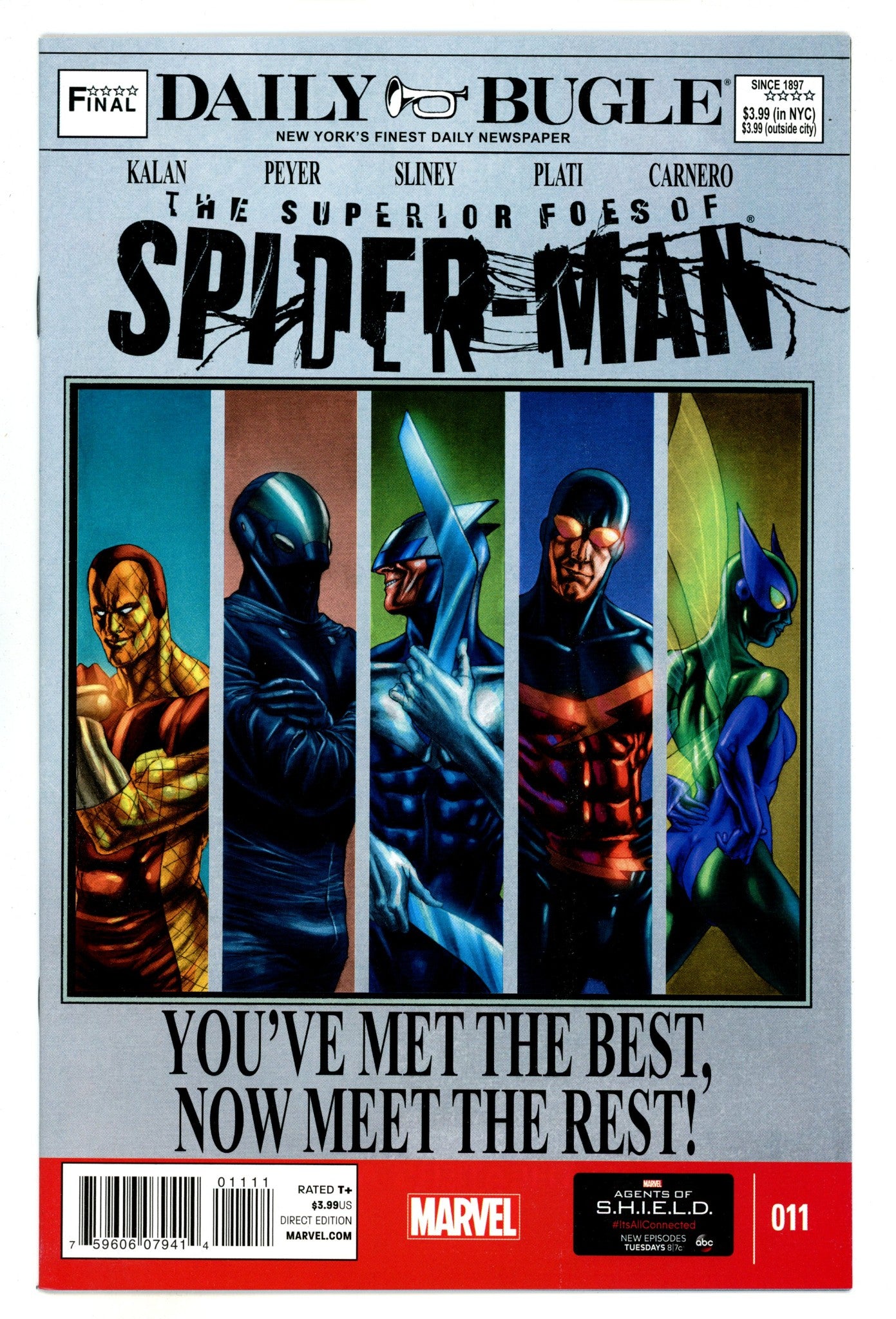 The Superior Foes of Spider-Man 11 High Grade (2014) 